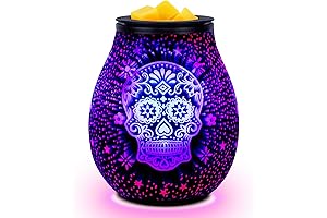 EQUSUPRO Wax Melt Warmer: Unleash the Allure of Sugar Skulls