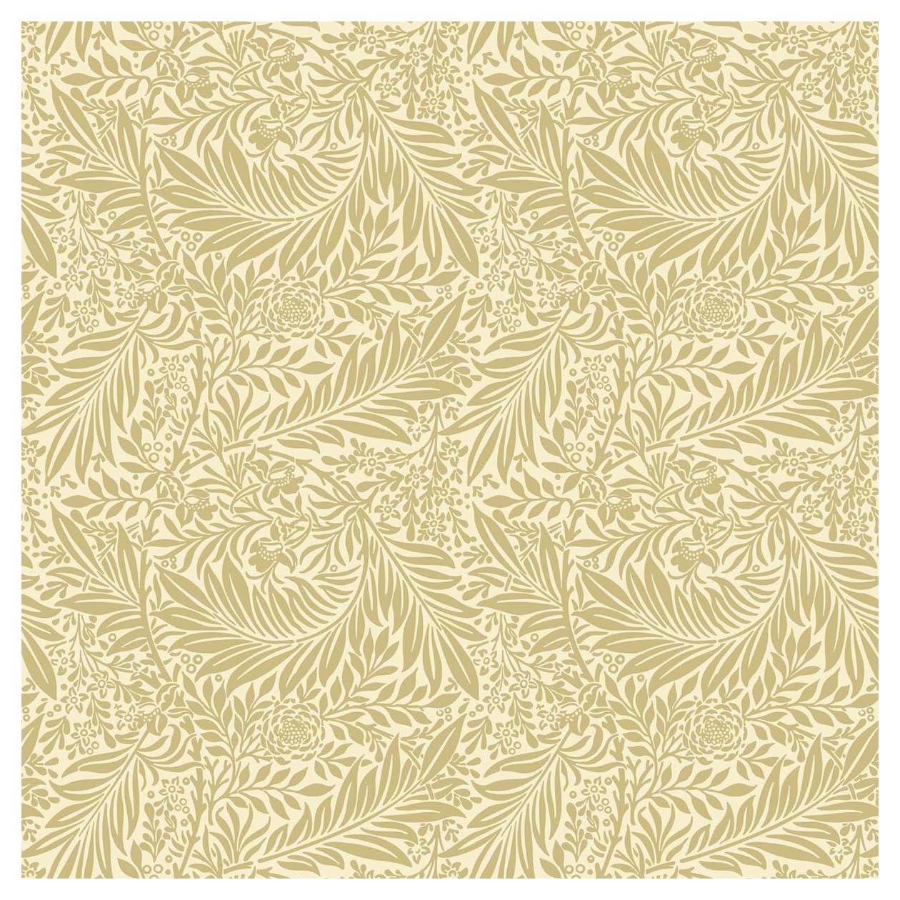 TheFabricTrade 100% Cotton Fabric Digital Printed Material William Morris Larkspur Linen Classic Design - Ideal for Arts & Crafts, Sewing, Quilting - 3 Metre (300cm x 140cm)
