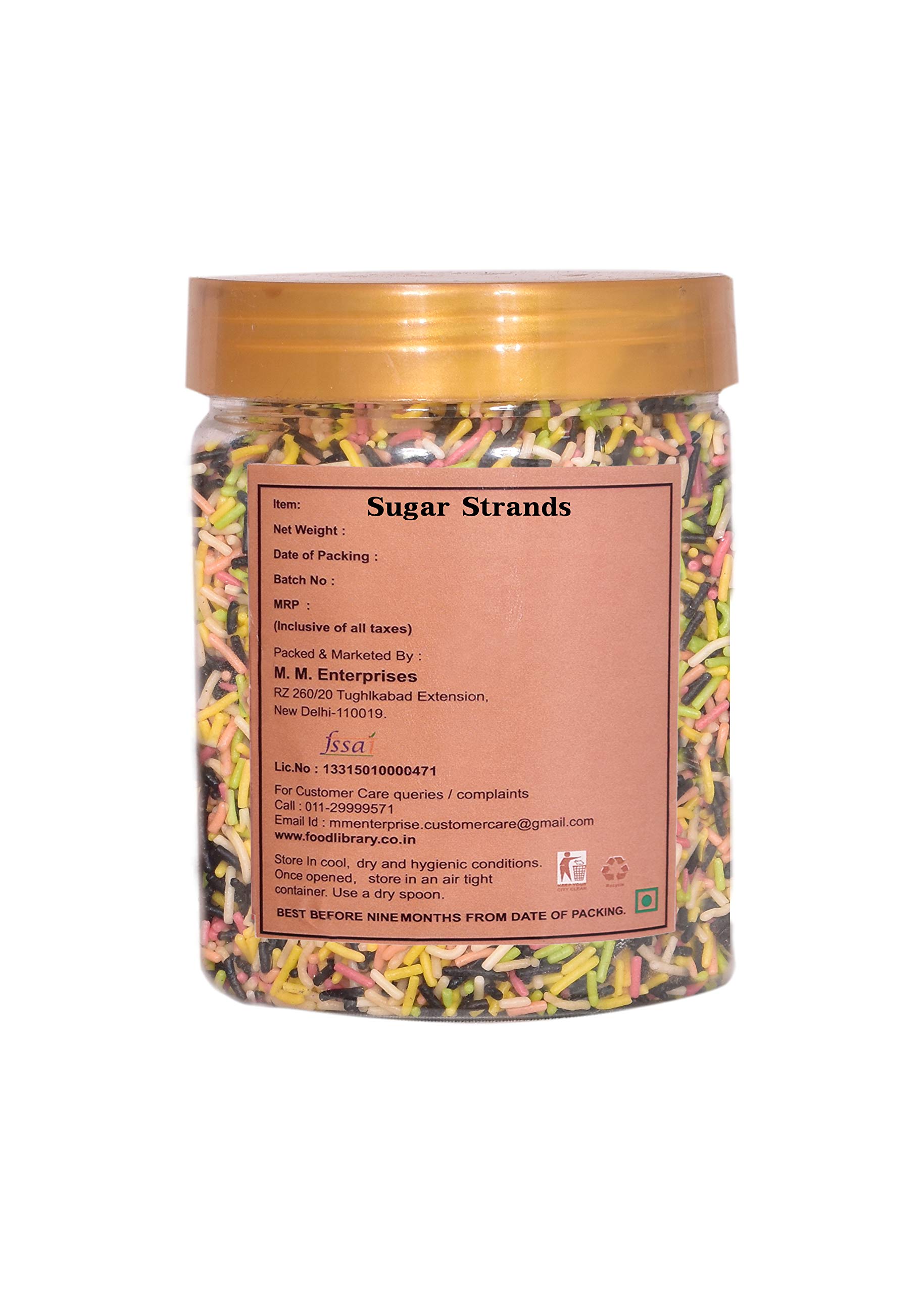Food Library The Magic of Nature Sugar Stands Sprinkles, 300g 1