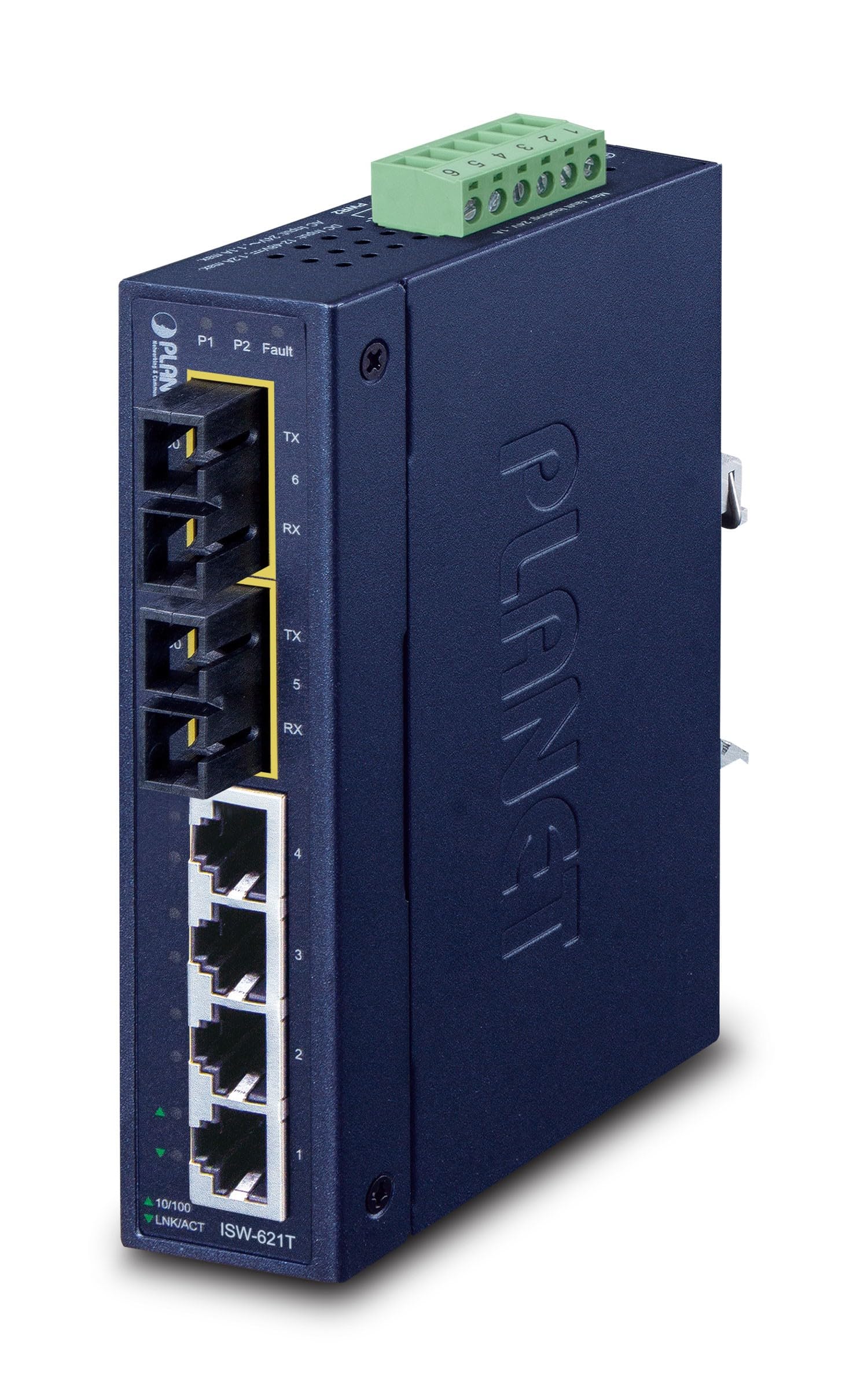 Planet ISW-621T Switch di Rete No gestito L2 Fast Ethernet (10/100) Nero