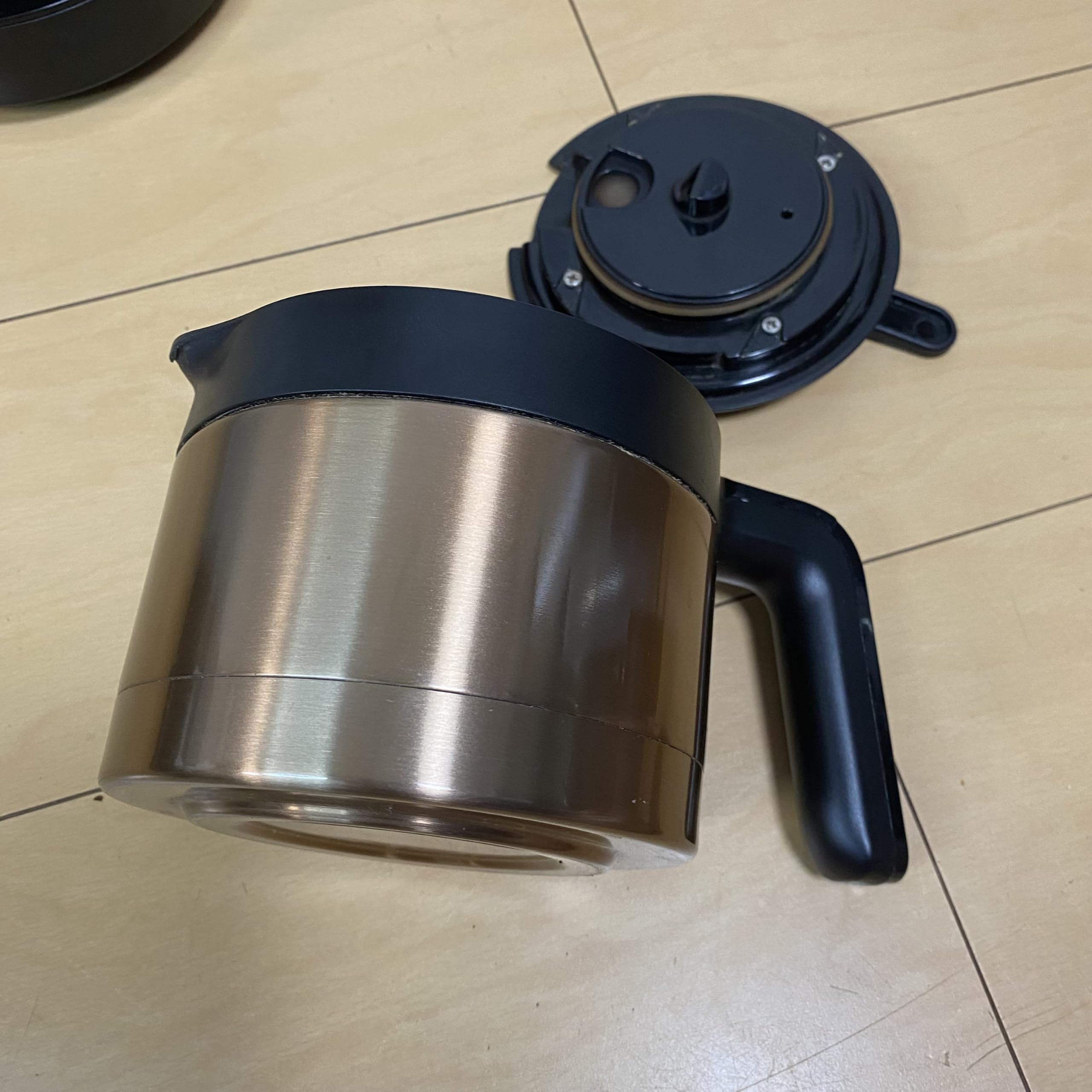 Amazon | SIROCA コーヒーメーカー SC-C123 ブラック/カッパーブラウン 
