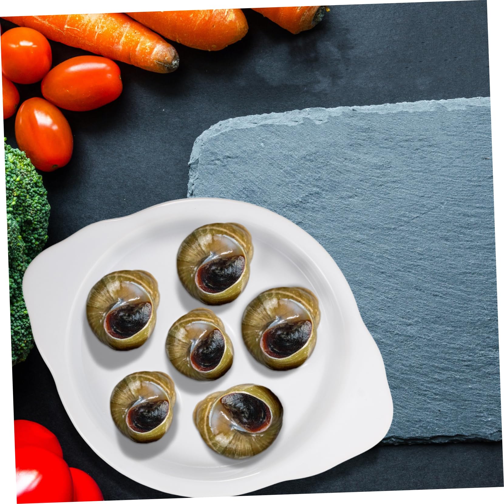 TOPBATHY 1pieza Plato De Cerámica Para Hornear Caracoles Herramienta De Cocina Para Escargots Plato Para y Cocinar Escargot