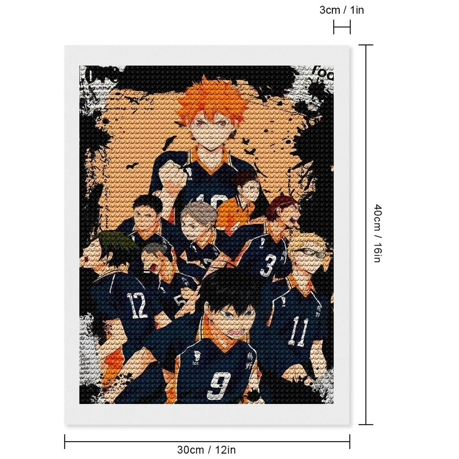 Amazon | ハイキュー Haikyuu 5D ダイヤモンドアート セット