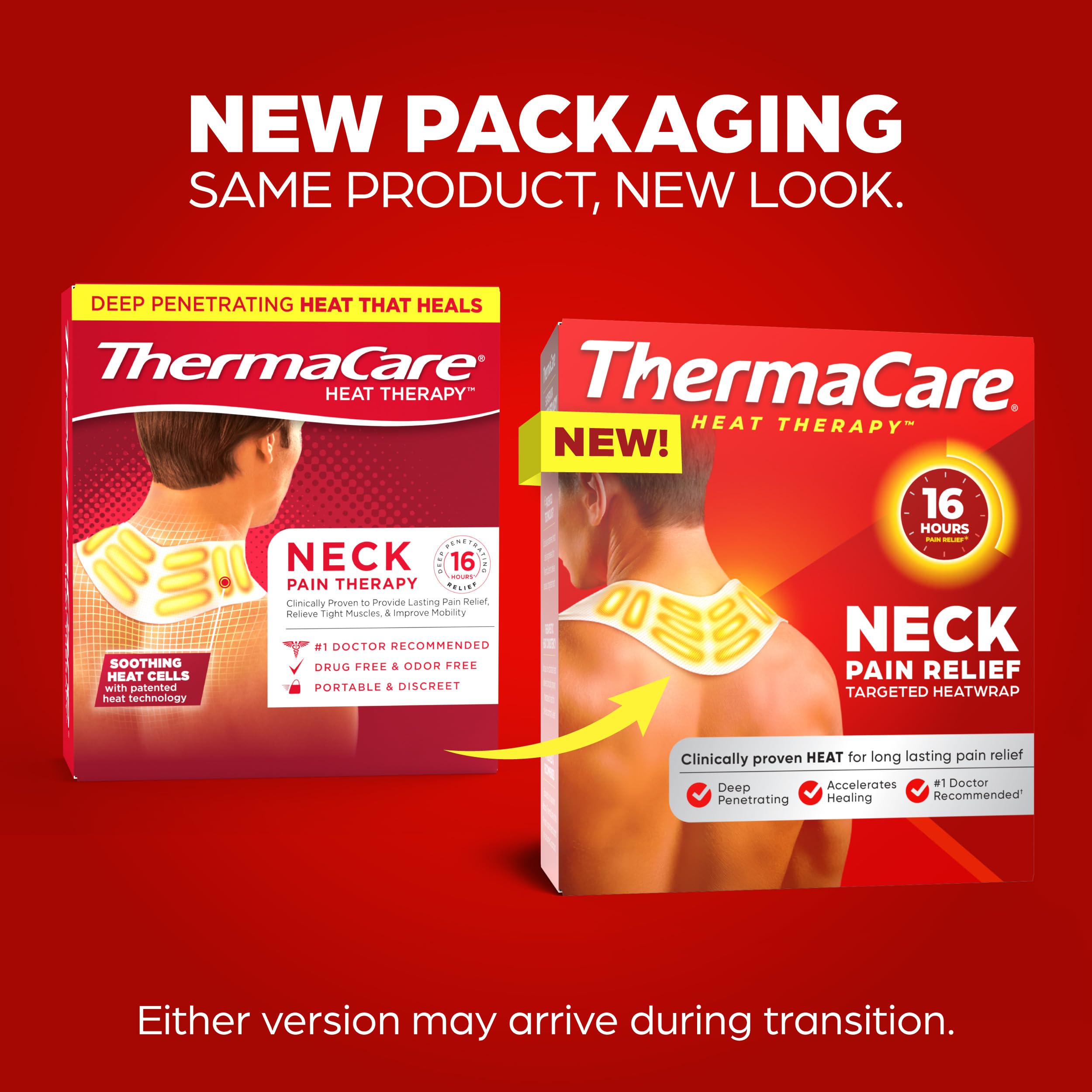 ThermaCare Heat Wraps, Neck & Shoulder Heating Pads & Pain Relief Patches, 5 Count — Amazon image 8