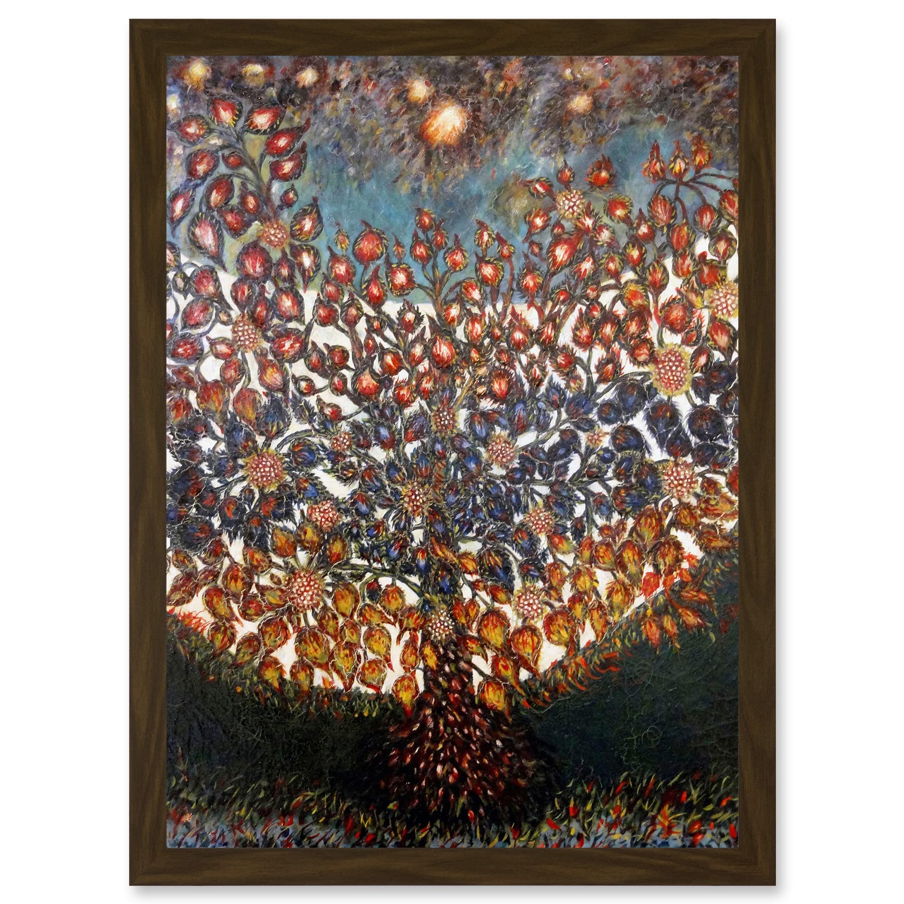 Artery8 Louis Seraphine Senlis Tree Of Life Painting Artwork Framed Wall Art Print A4