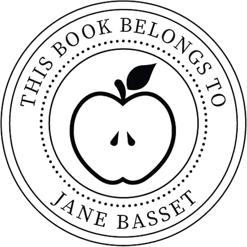 Miniatura 1 de Elige tu diseño! Sello de nombre de libro de biblioteca personalizado. Pertenece a un mango de madera personalizado para profesores o maestros