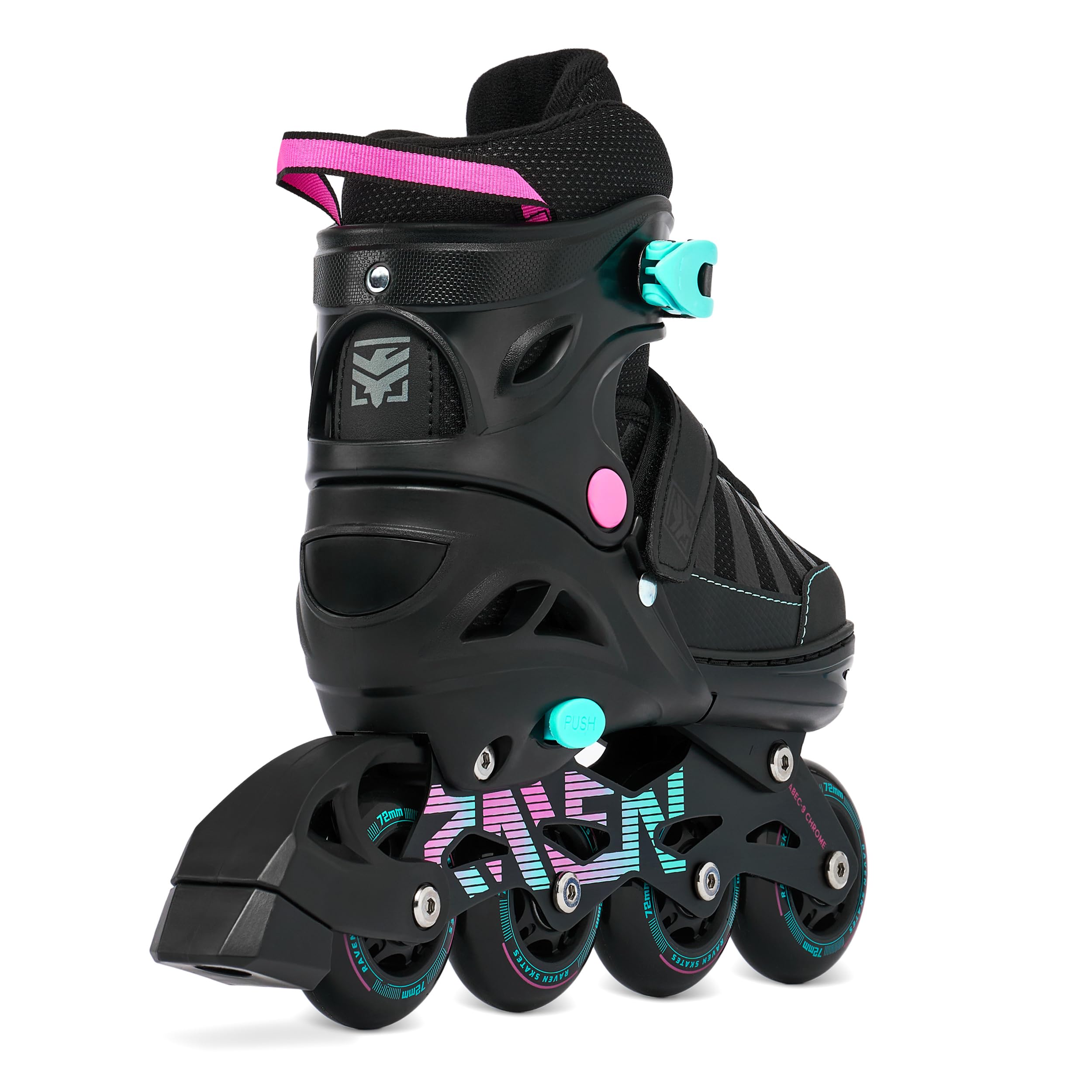 RAVEN Pattini in linea Inline Skates per bambini e adulti OPZIONALE 2in1 con Pattini da ghiaccio regolabili