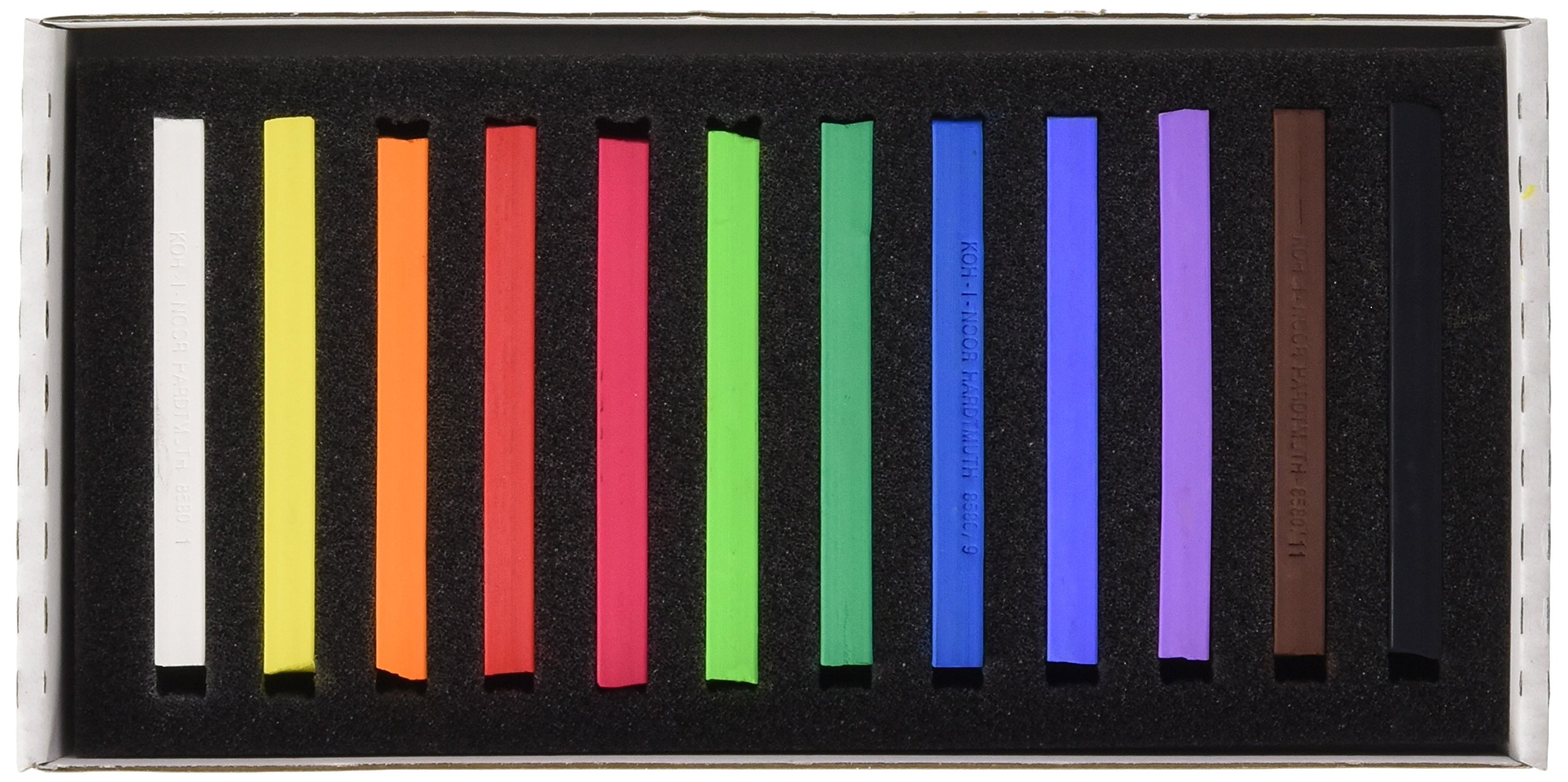 KOH-I-NOOR TOISON D'OR 8582 Artist's Soft Pastels (Pack of 12)