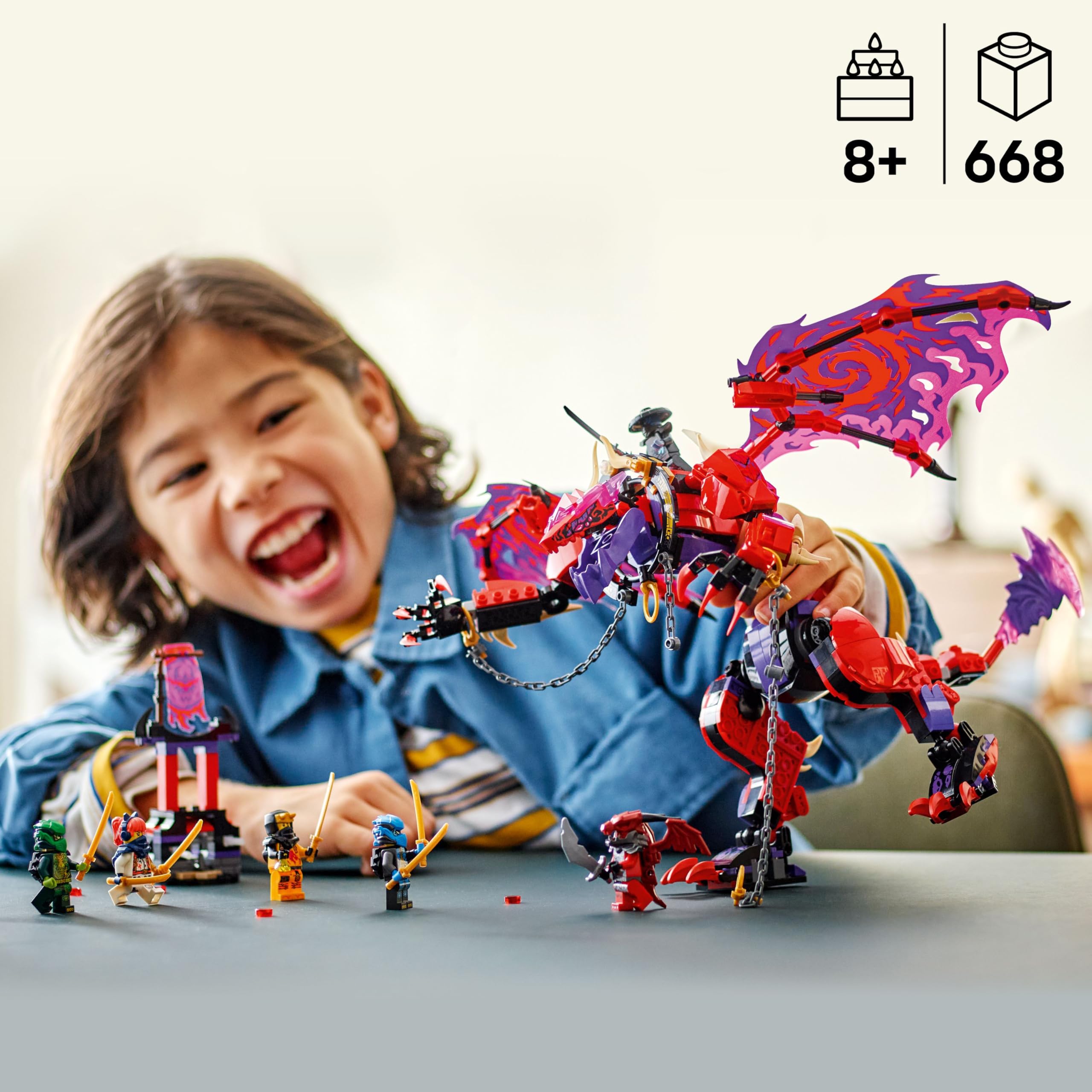 LEGO Ninjago Thunderfang, o Dragão do Caos 71832 | Amazon.com.br