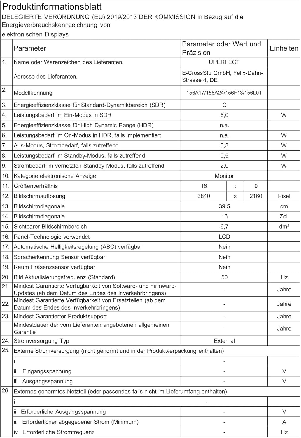 UPERFECT 4K Monitor Portatile, 15,6 Pollici Schermo Portatile 100% sRGB Eye Care Schermo IPS con MINI HDMI Type-C USB OTG Porta copertura magnetica, Compatibile con Laptop, Telefona, PC, Switch UPERFECT 4K Monitor Portatile, 15,6 Pollici Schermo Portatile 100% sRGB Eye Care Schermo IPS con MINI HDMI Type-C USB OTG Porta copertura magnetica, Compatibile con Laptop, Telefona, PC, Switch