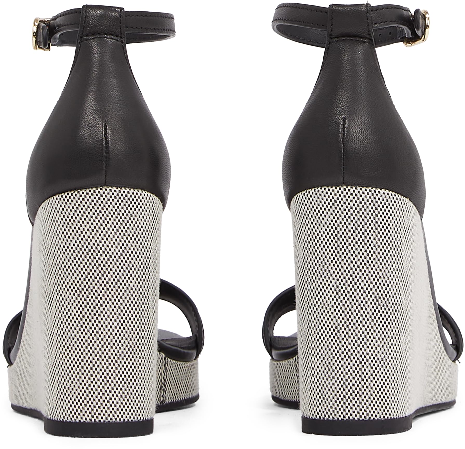 Tommy Hilfiger Donna Espadrillas Wedge Sandal Leather in Pelle