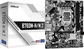 ASROCK Carte Mère B760M-H/M.2 DDR5 (Intel LGA 1700) Micro ATX