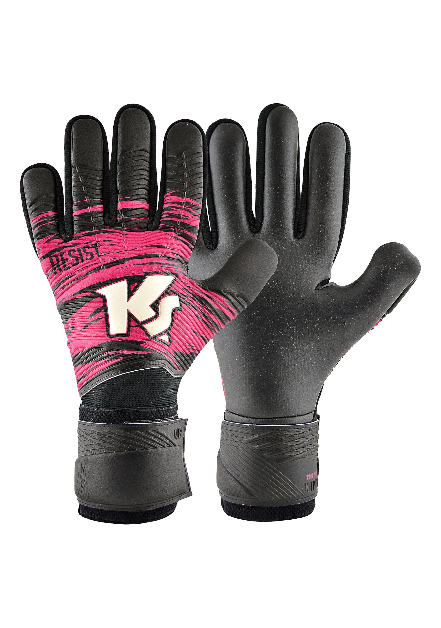 KEEPERsport Torwarthandschuhe Varan8 Zone NC Resist ohne Fingerschutz, Fußballhandschuhe, 3mm Resist Claw, mit Lasche - Diverse Größen