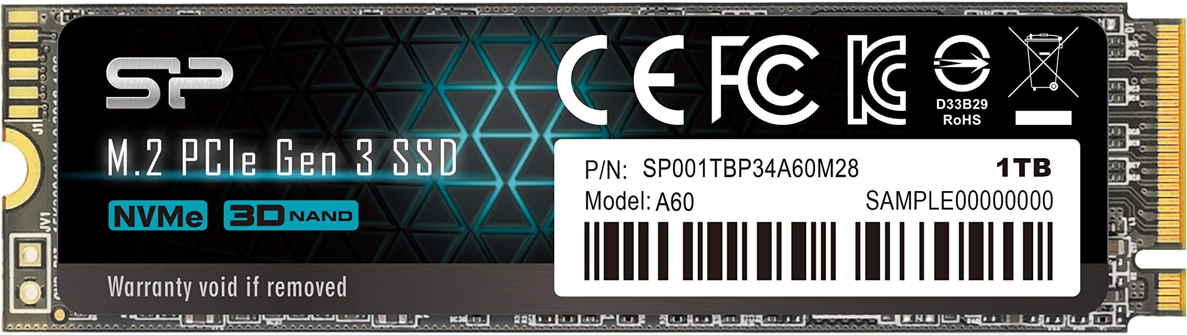 Power SSD Ace A60 PCI-E x4 NVMe 1TB, SP001TBP34A60M28