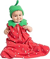 Vista 9 de Saco de dormir de forro polar para bebé, manta para bebé, saco de dormir y sombrero para recién nacido