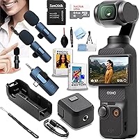 Vista 12 de DJI Osmo Pocket 3 Combo Creador, Cámaras para Vlogging, Cámara de Vlog 4K/120fps, Estabilización de 3 Ejes, Seguimiento de Cara/Objeto, Micrófono