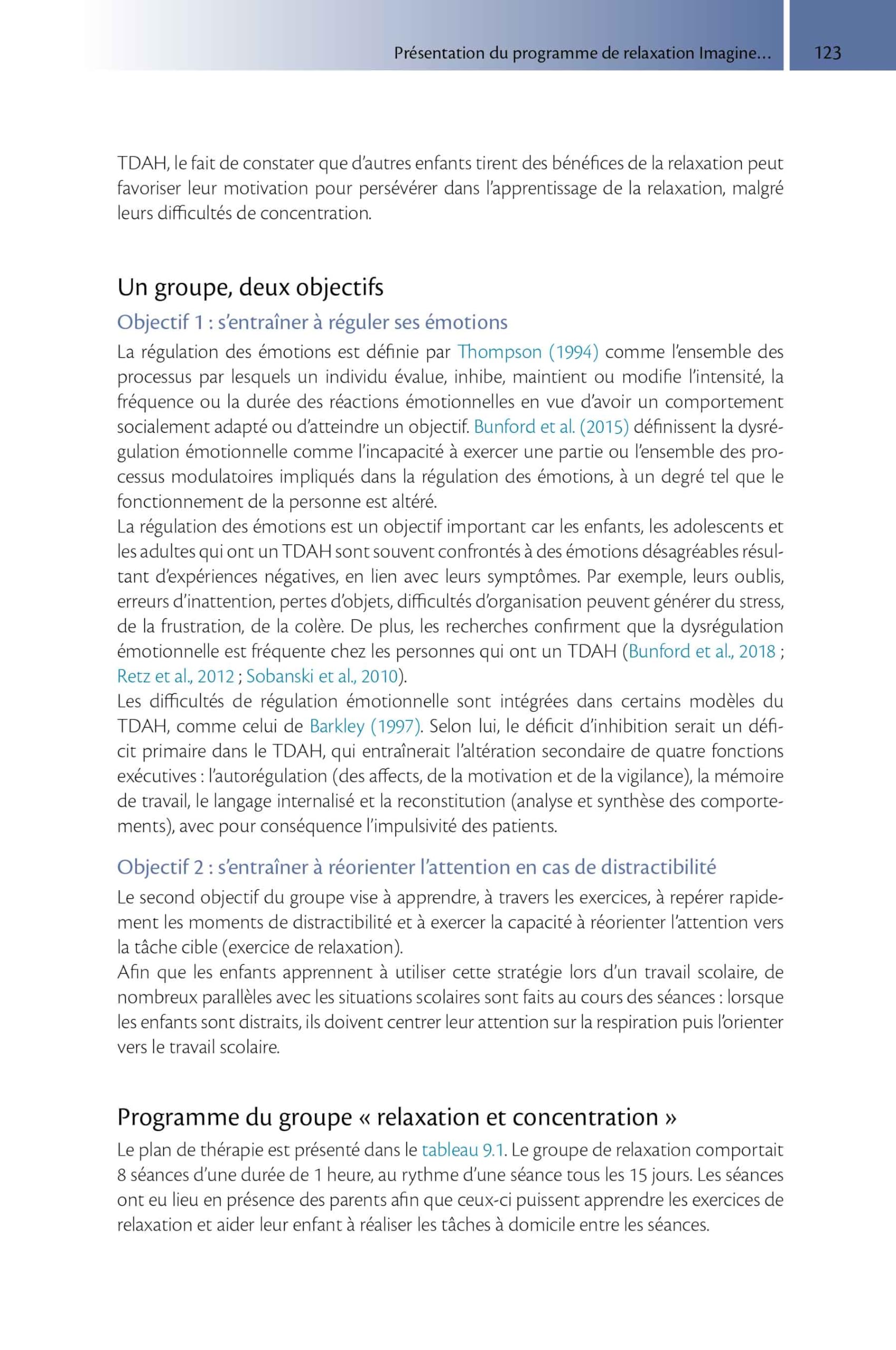 Prise en charge du TDA/H par les TCCE: De l'enfance à l'âge adulte