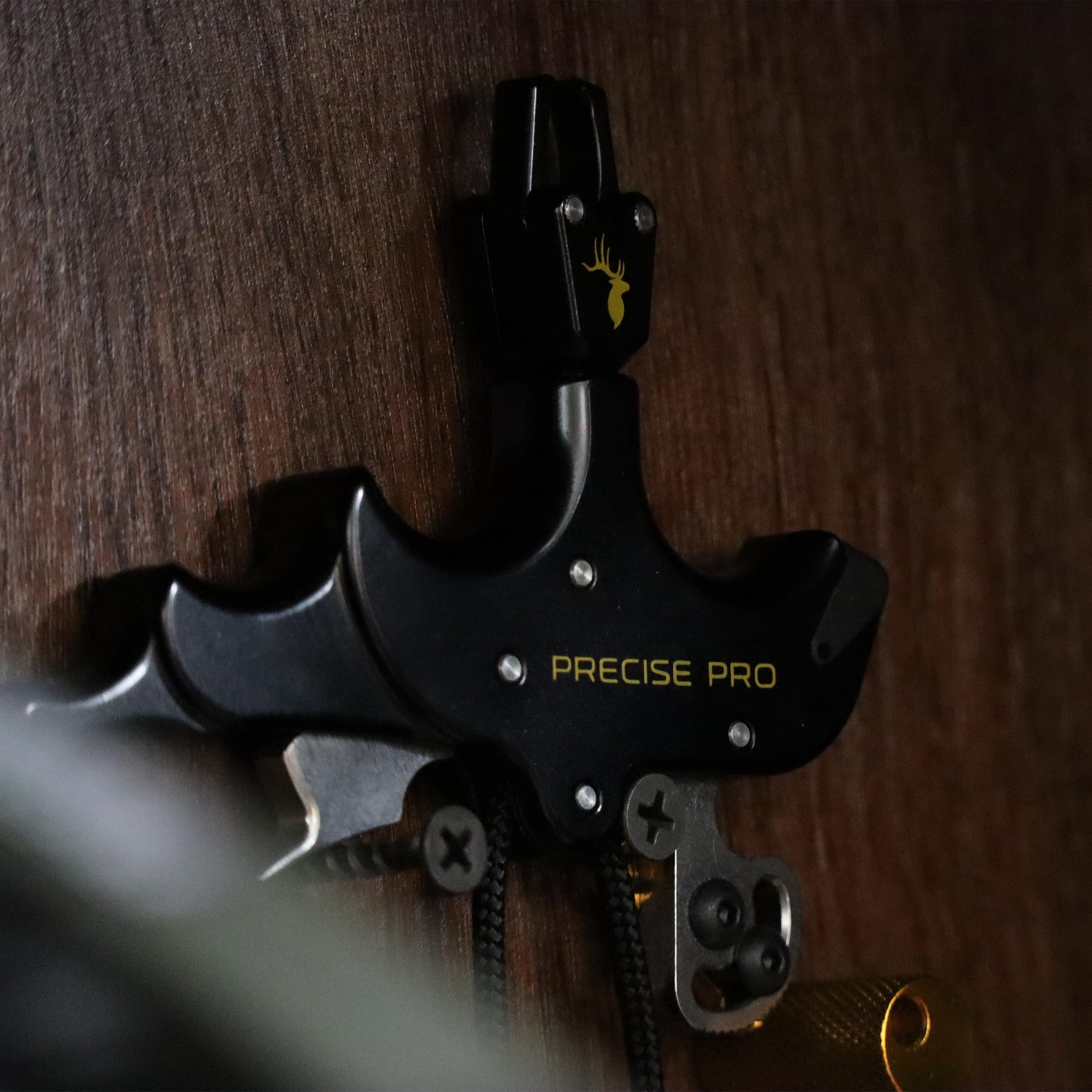 Trophy Ridge Precise Pro Archery Release - Pro Performance, 4-Finger Design, Smooth Sear-Style Mechanism, Torque-Free Rotation, Adjustable Thumb-Trigger and Sear Tension, Sling Wrist Strap Included
