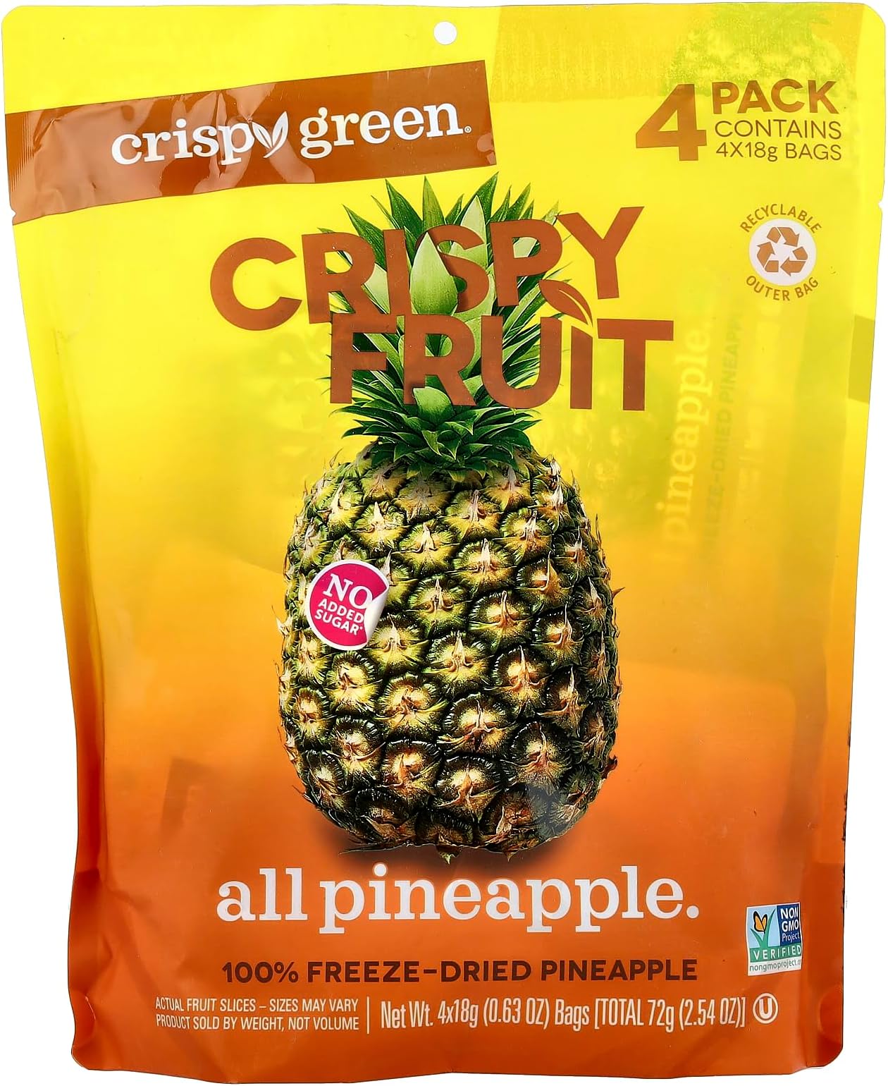 Crispy Green, Asian Pears Freeze Dried, 2.54 Ounce