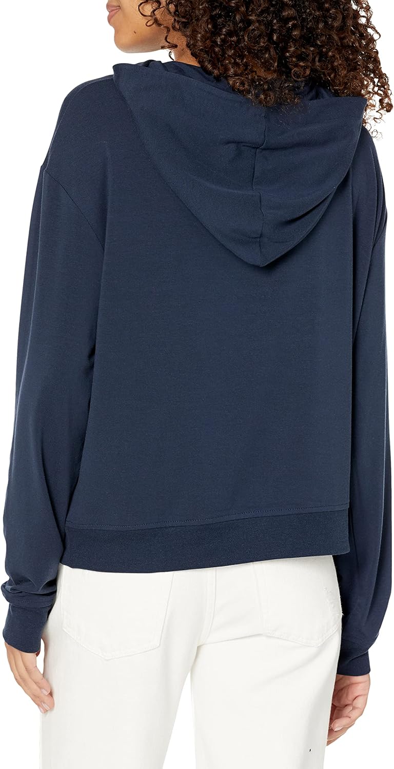 HUGO Women's Jersey Center Logo Lounge Hooded Sweatshirt - Image 2