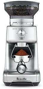 Breville BCG600SIL Dose Control Pro Coffee Bean Grinder, Silver