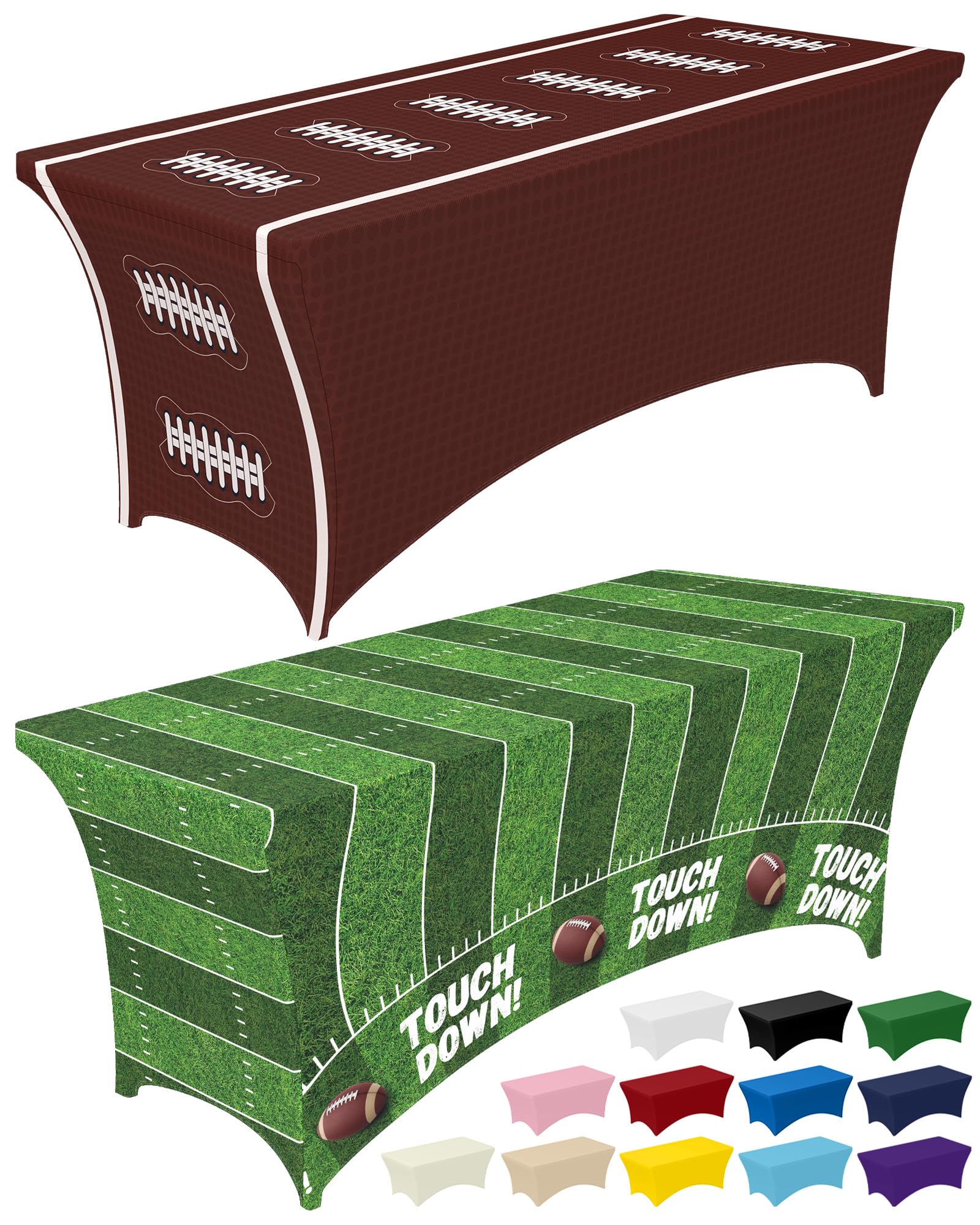Black Spandex Tablecloths - 6ft Pack -31