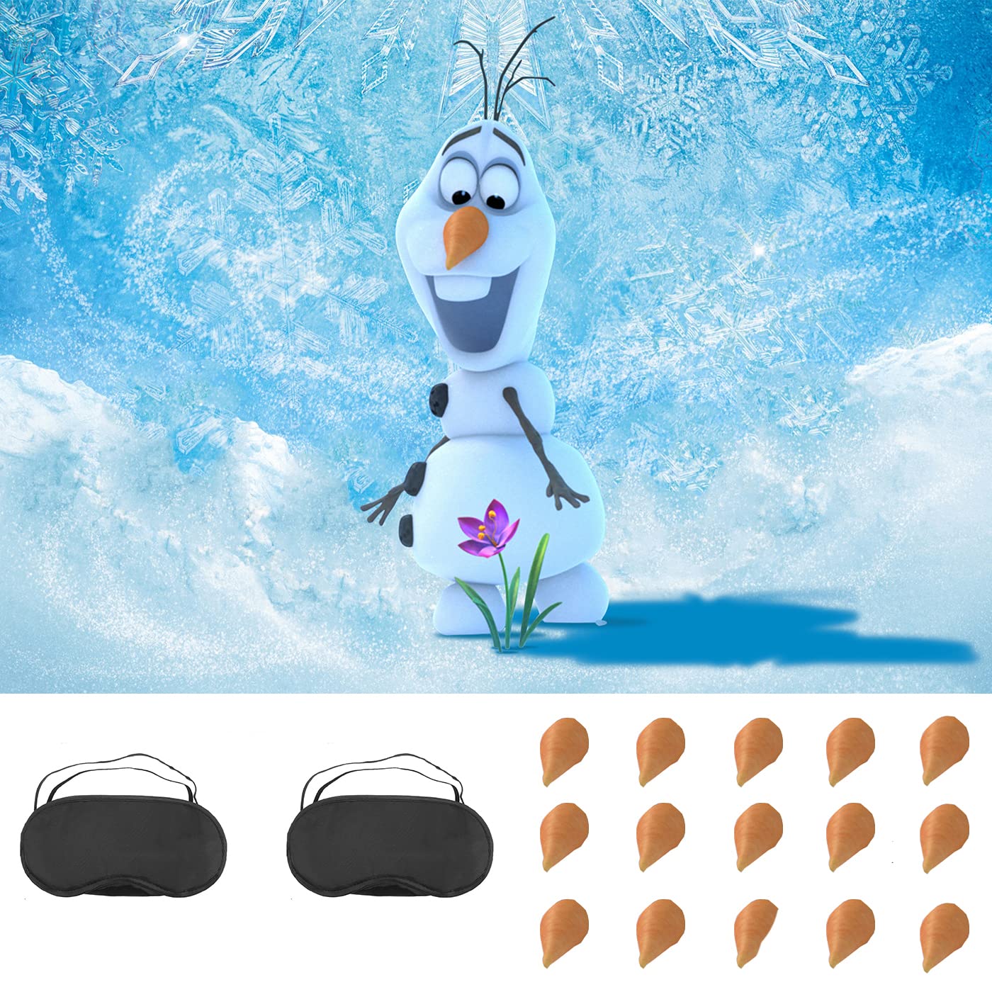 Buy Ytoiplugisd Frozen Birthday Party Supplies, Pin The Nose on Olaf