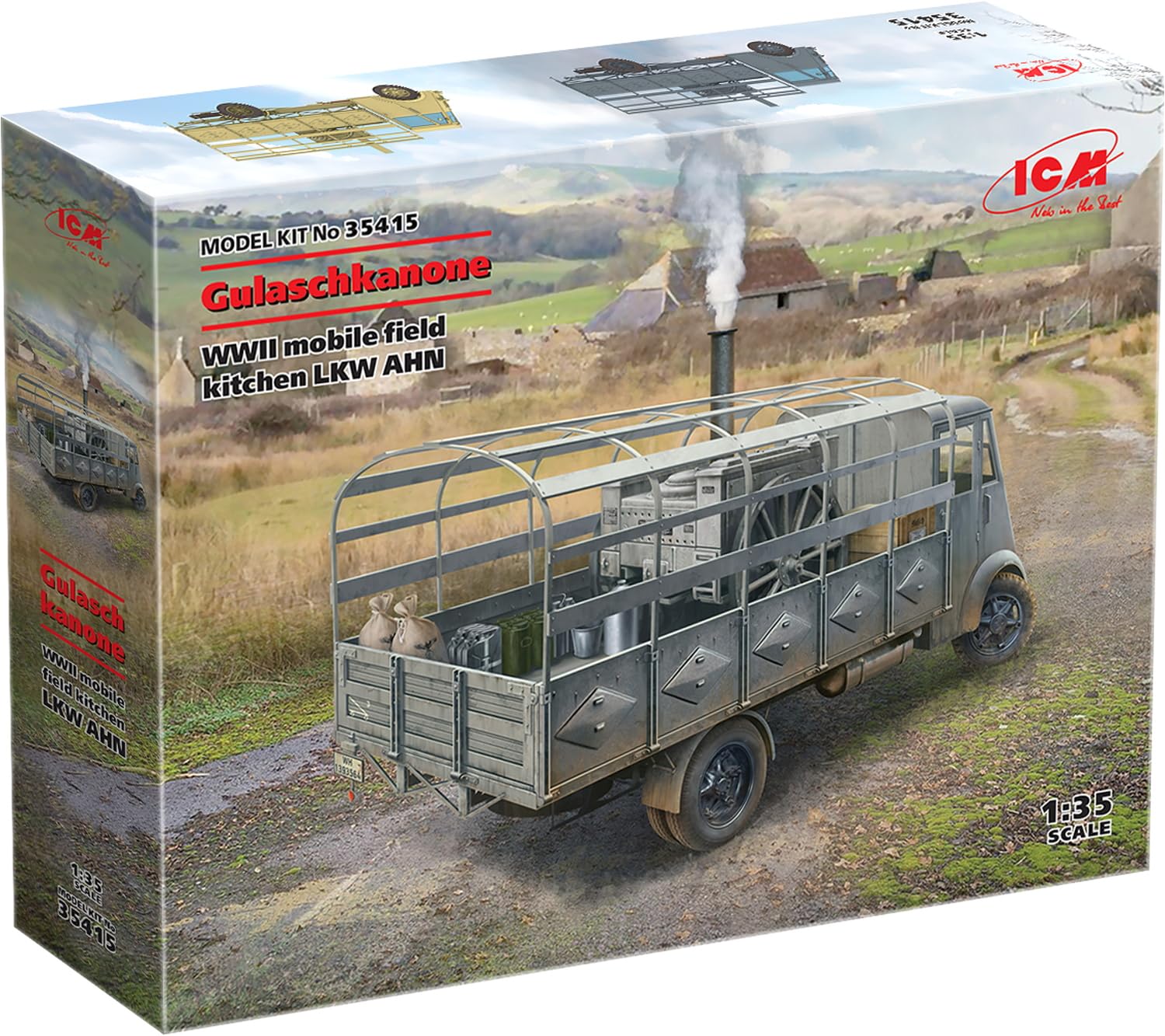 ICM 35421 1/35 AHN “グラーシュカノーネ” w/コック ヨドバシ.com - アイシーエム ICM ICM 35421 1/35 AHN トラック