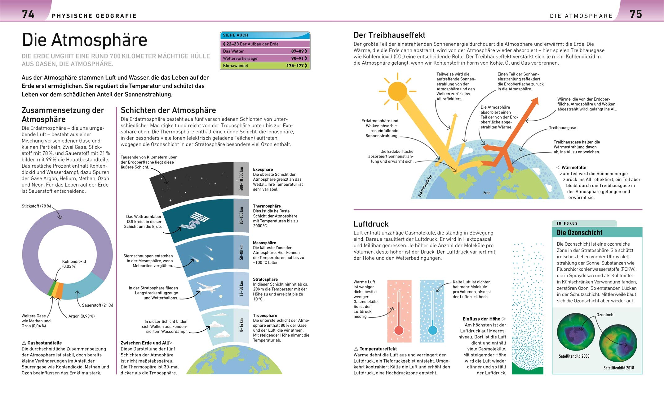 Geografie visuell erklärt: Erde, Umwelt, Mensch. Klimawandel und andere Phänomene verstehen