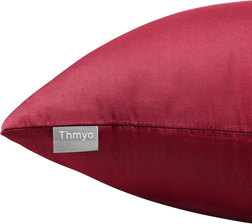 Vista 282 de Thmyo Paquete de 2 fundas de almohada cuadradas decorativas de algodón, fundas de almohada de sublimación en blanco, fundas de cojín blancas