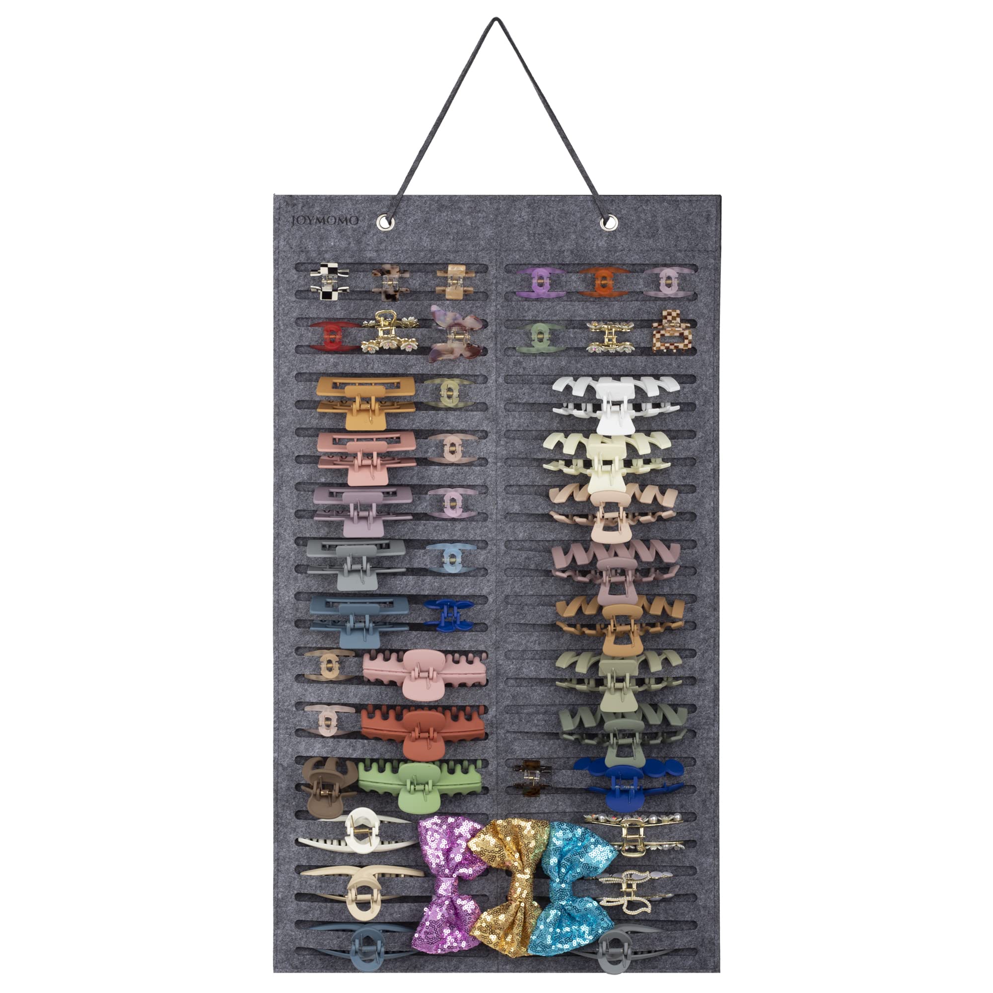 Organizador de pinzas para el cabello evita roturas lazos gris