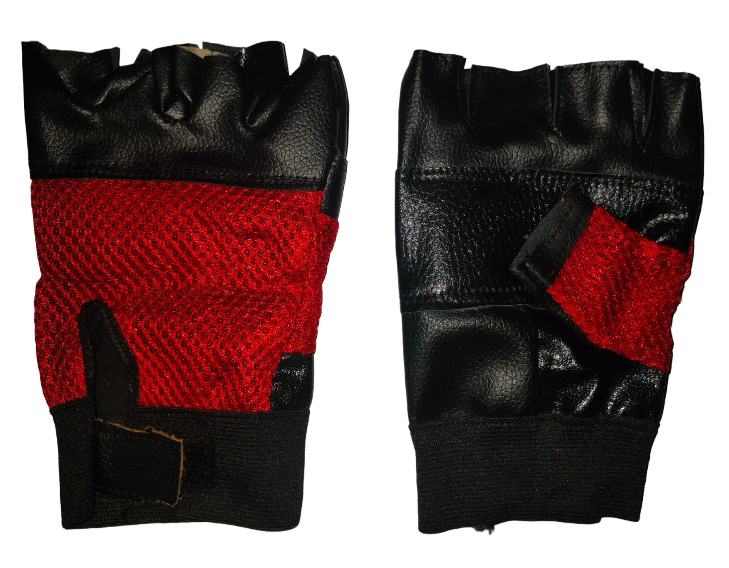 SPANCO Red Color Leather Gym Gloves for Weight Lifting Gloves, Exercise Gloves for Powerlifting, Cross Training, Workout, Best for Men & Women, One Size (B0BD271SZ8) Amazon Price History, Amazon Price Tracker