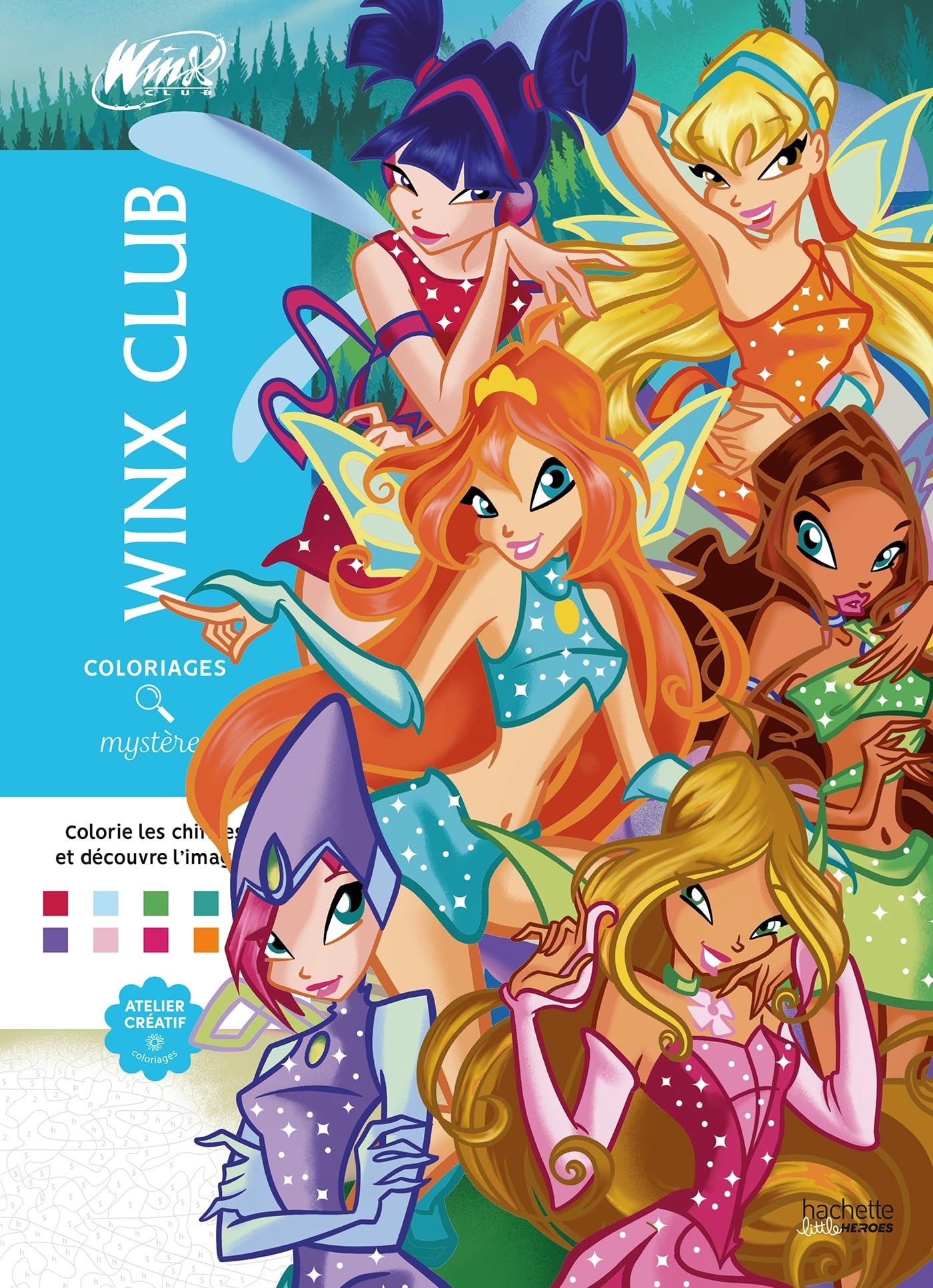 Coloriages Mystères - Winx Club: Colorie les chiffres et découvre l'image !