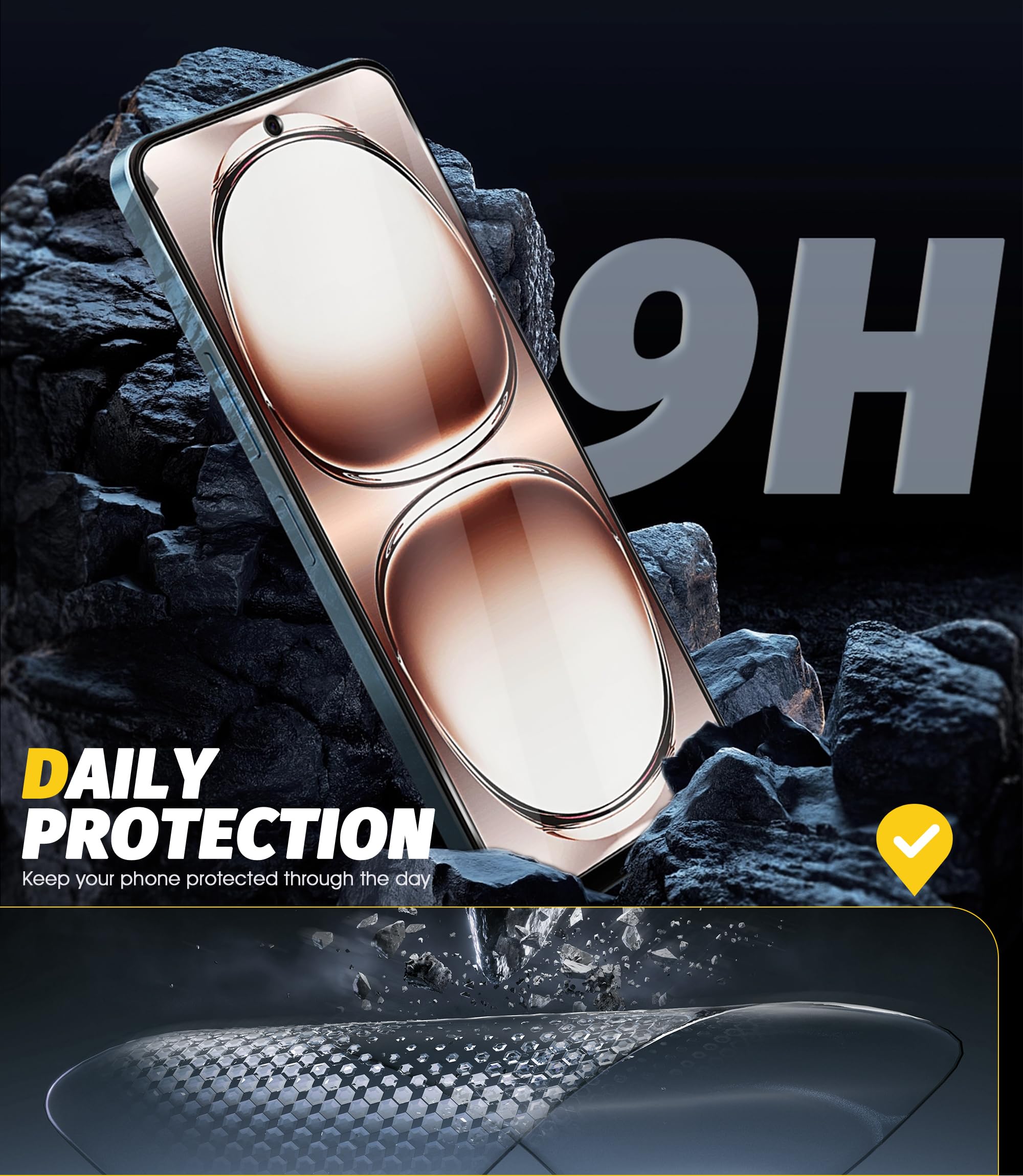 FZZSZS (2-Pack) For Umidigi Note 100 5G Tempered Glass Screen Protector, Anti Scratch 9H Hardness Protective Film HD Clear Anti-Fingerprint Bubble - View #13