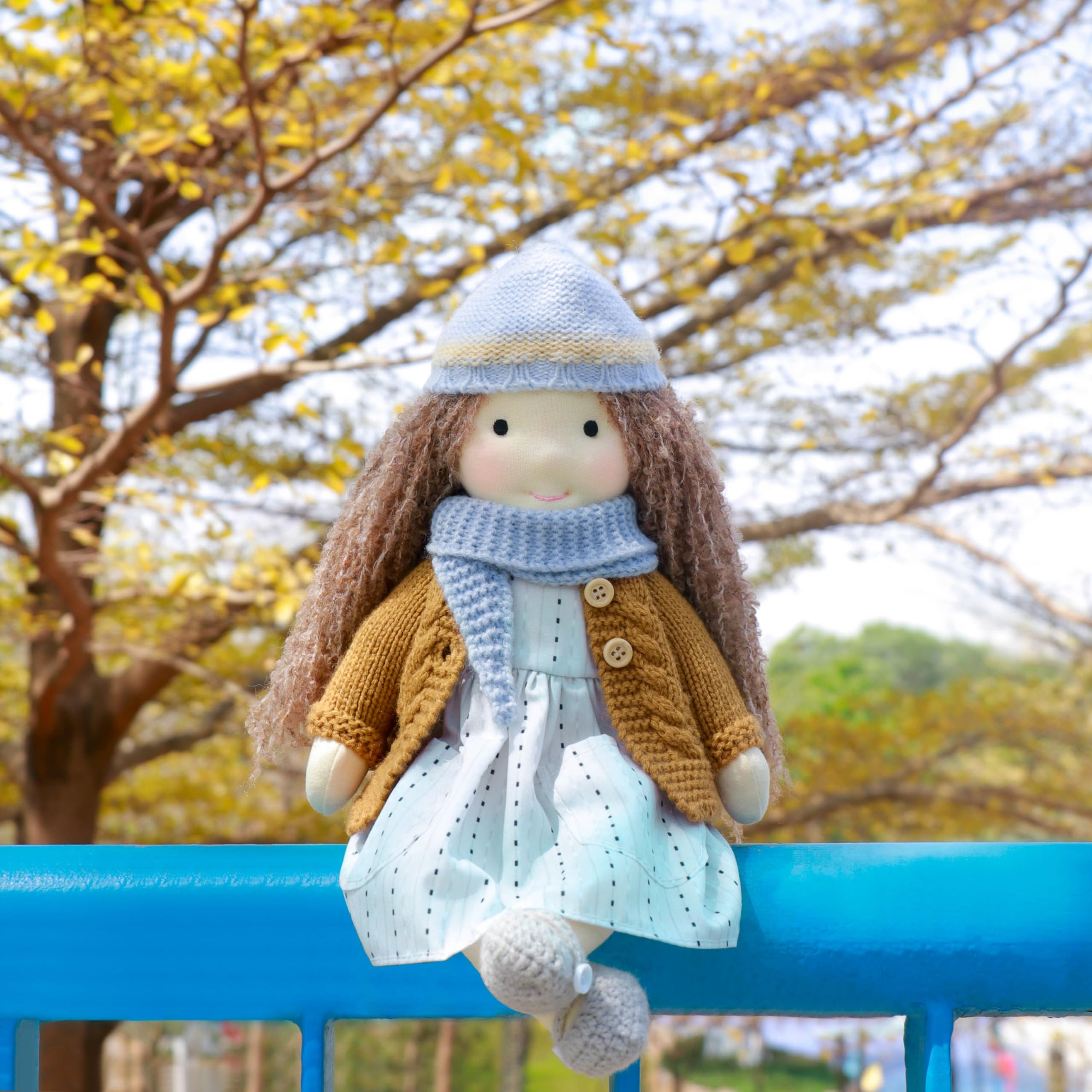 Amazon.co.jp: BlissfulPixie ウォルドルフ人形 Waldorf Doll 手作り