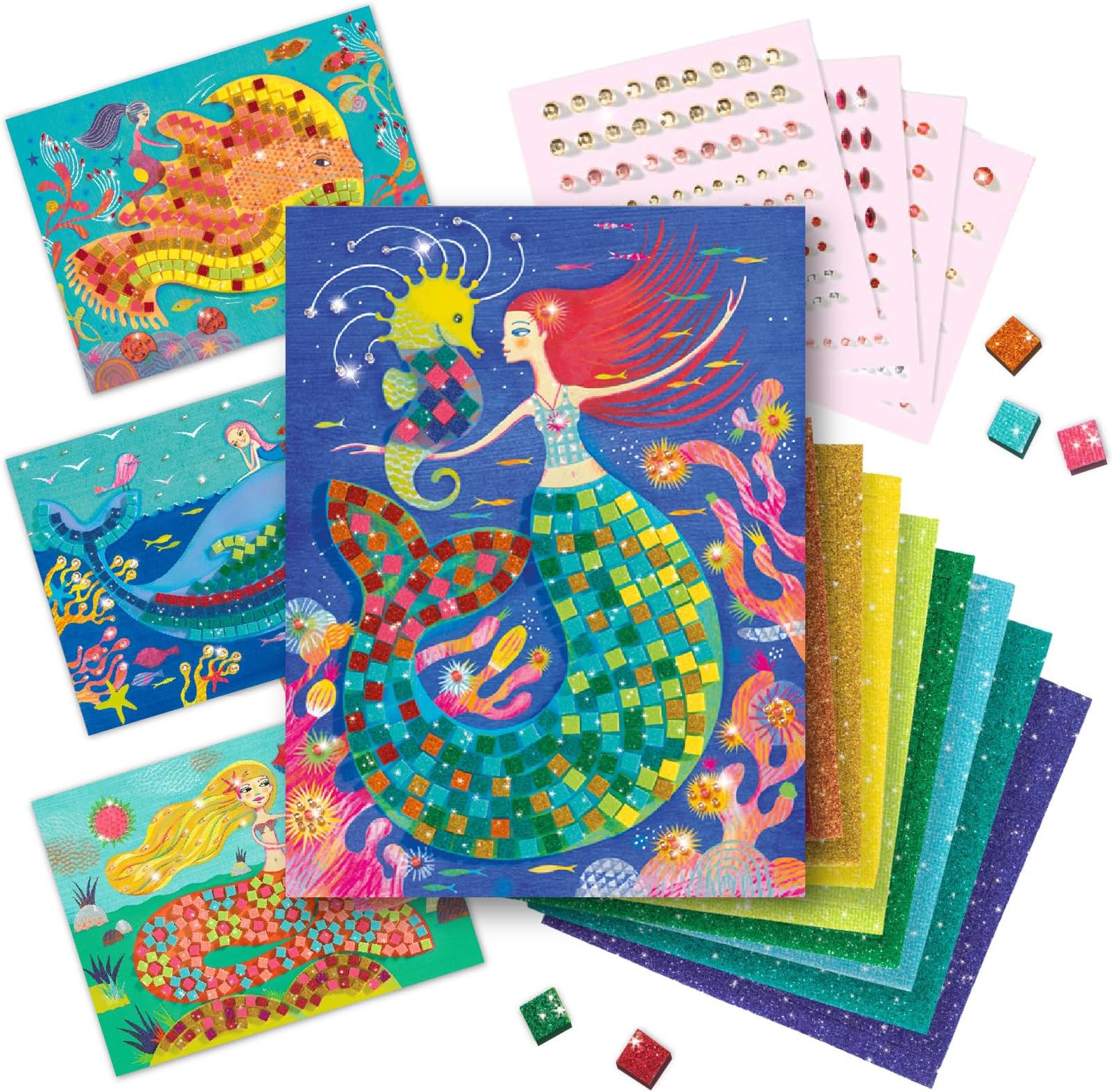 Djeco The Mermaids Song Mosaic Kit