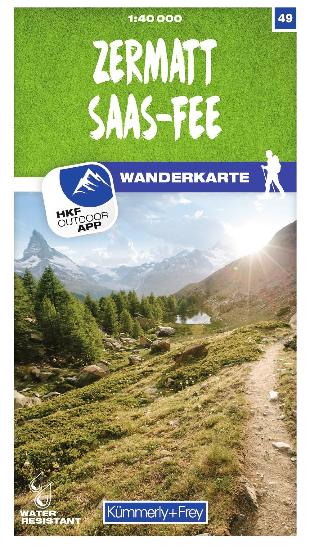 Zermatt Saas Fee Hiking Map: 1:40 000: 49 (Hiking maps of Switzerland)