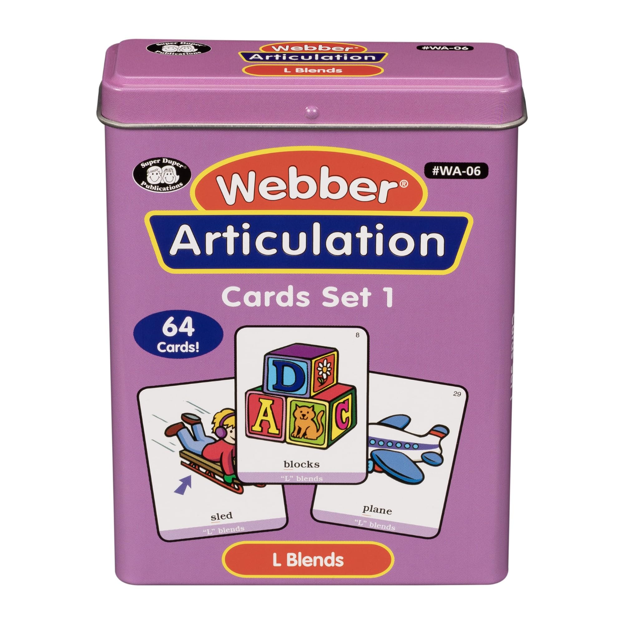 Articulation L Blends Fun Deck | Vocabulary and Language Development Flash Cards | Educational Learning Materials for Children