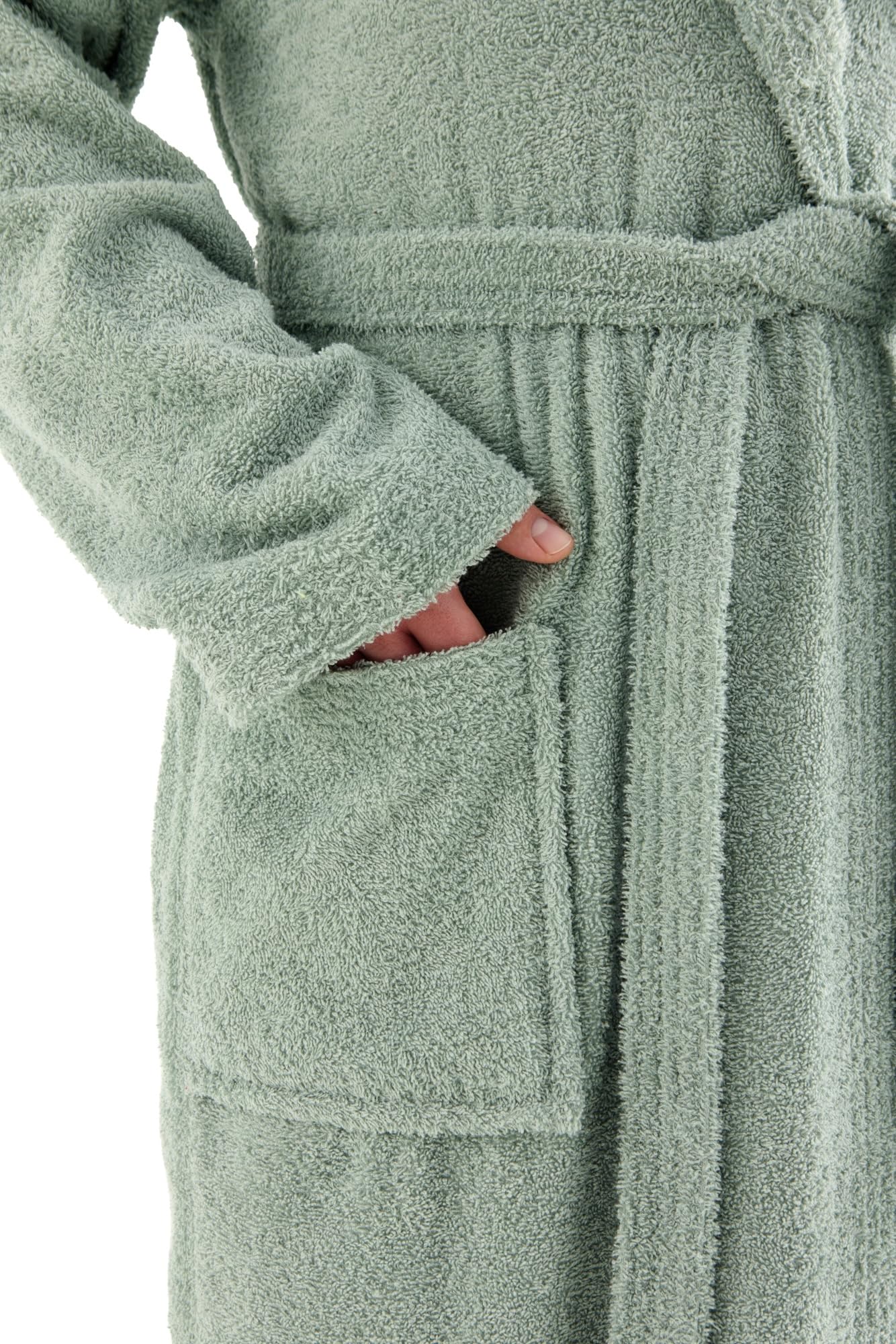 Top Towel - Elegant - Accappatoio per donna e uomo 100% cotone, 500 g/m² - Opzione con cappuccio o senza cappuccio - Morbido e assorbente per doccia, spa e piscina