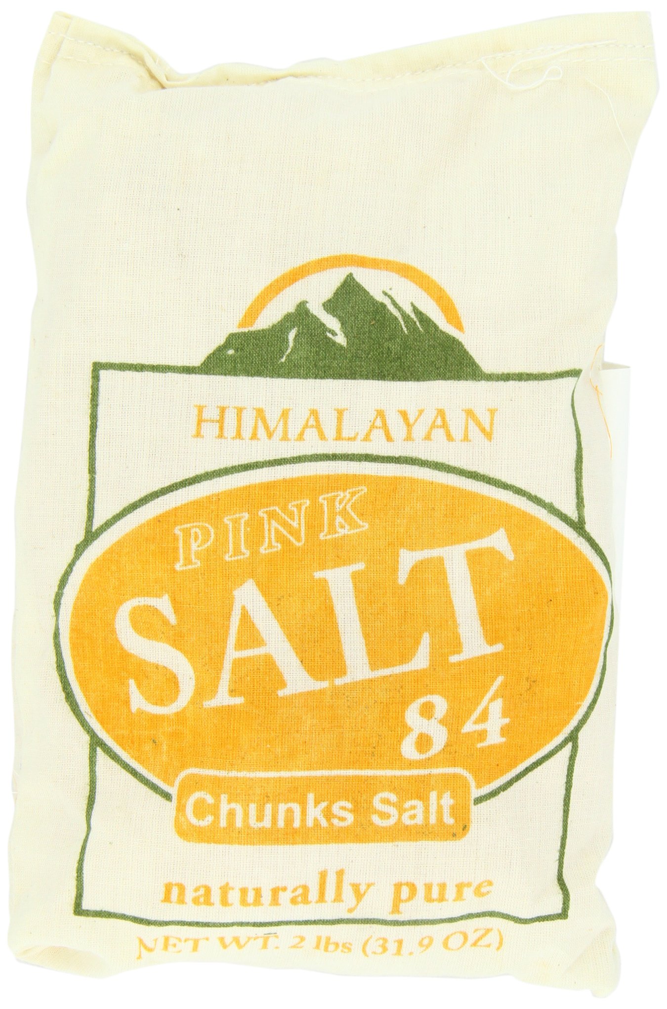 Himalayan ChefChunks Himalayan Salt Bag, Pure Pink Rock Salt Chunks - 2 Pound