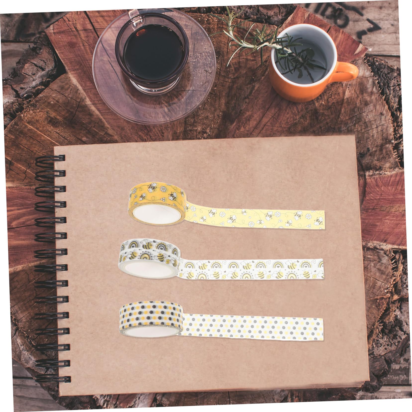 Housoutil 4 Sätze Blumenband Washi Tape -aufkleber Für Das Journaling Diy Klebeband Klebestreifen Klebeband Washi Band Masse Dekorative Klebebänder Selber Machen Wickelband 12 Rollen * 4
