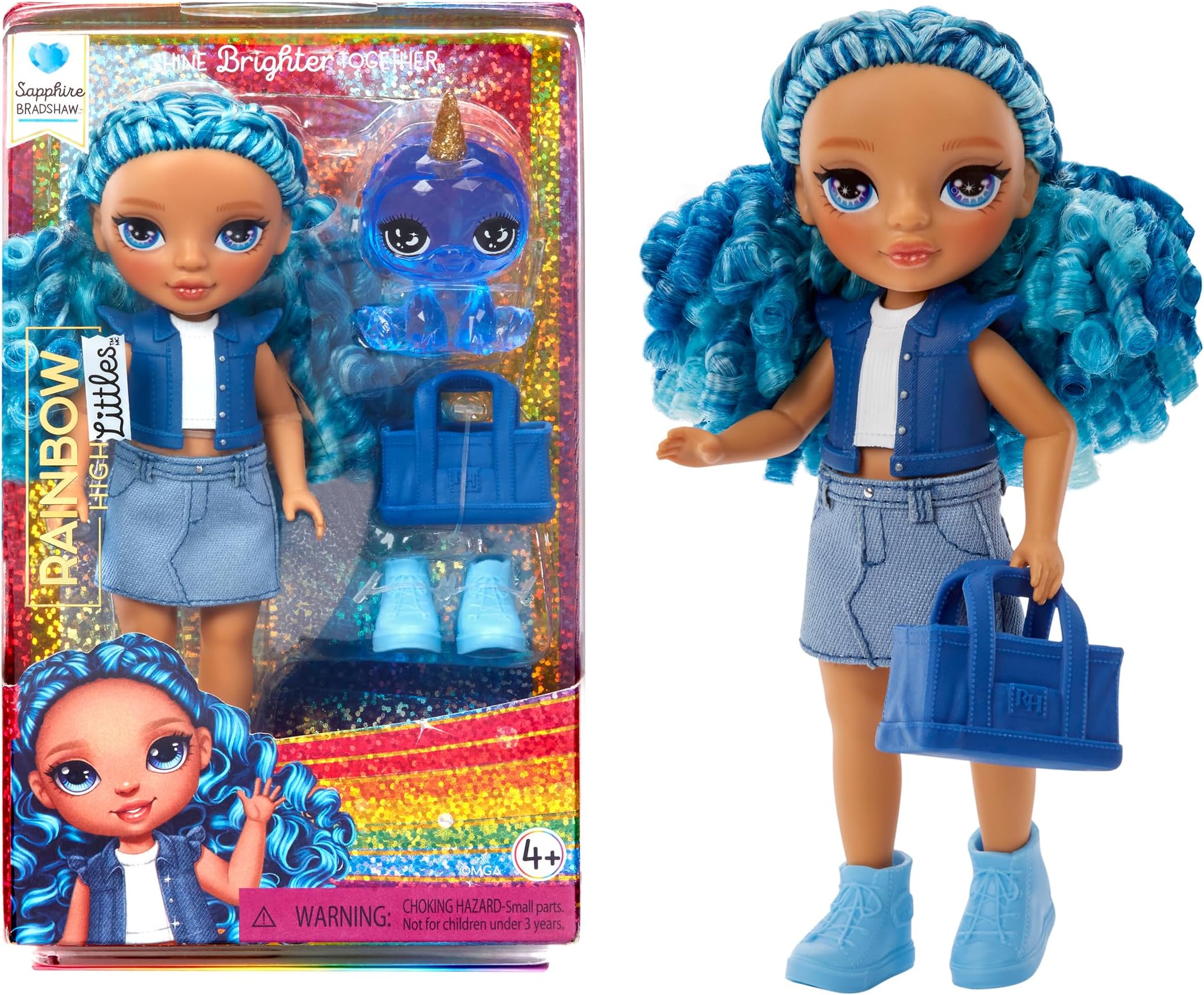 Rainbow High Littles Dolls- Sapphire (Blue)