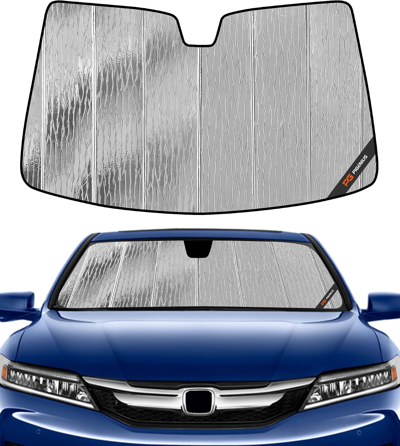 Pigenius Windshield Sunshade for Honda Accord Sedan 2013-2017 Without Automatic High Beams - AstraGuard