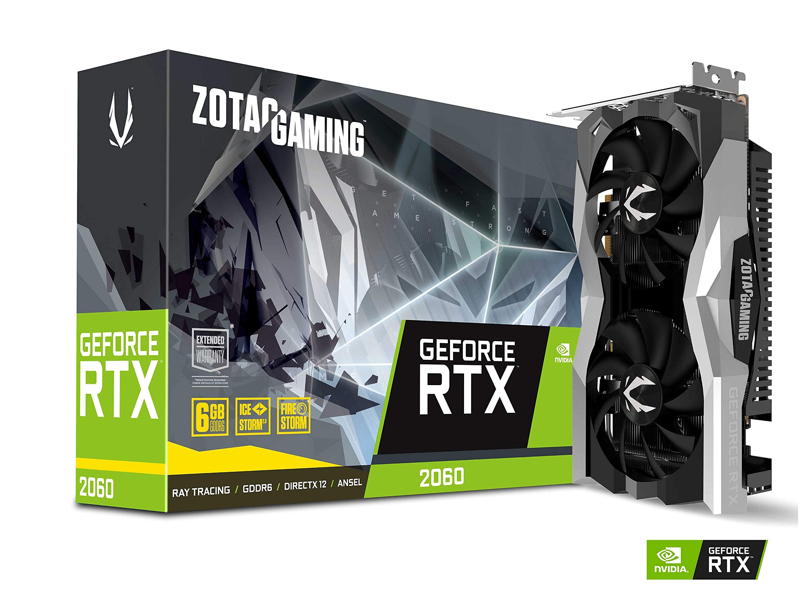 Amazon.com: ZOTAC Gaming GeForce RTX 2060 Twin Fan 6GB GDDR6 192