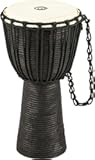 Meinl Percussion Djembe with Mahogany Wood - NOT Made in CHINA - 10-Inch Medium Size Rope Tuned Natural Head, 2-Year Warranty