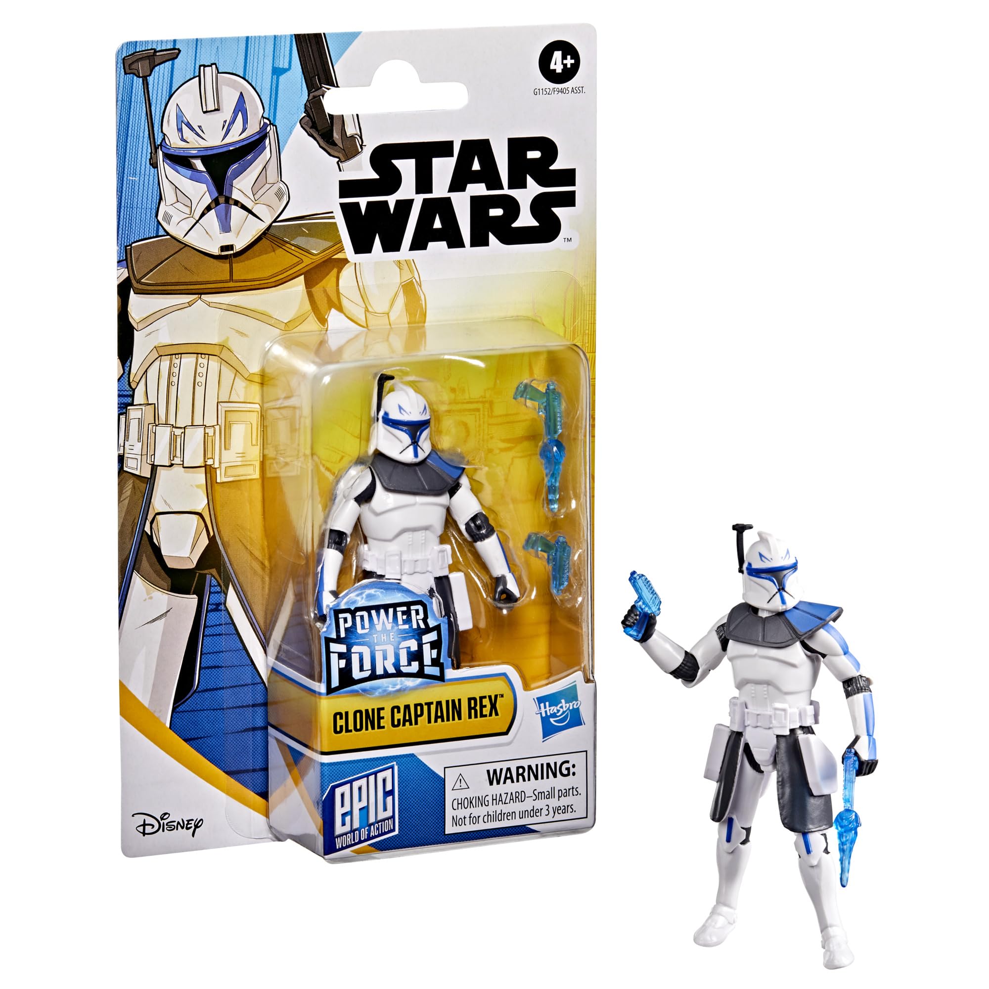 Amazon.com: STAR WARS Epic World of Action Clone Captain Rex, 4