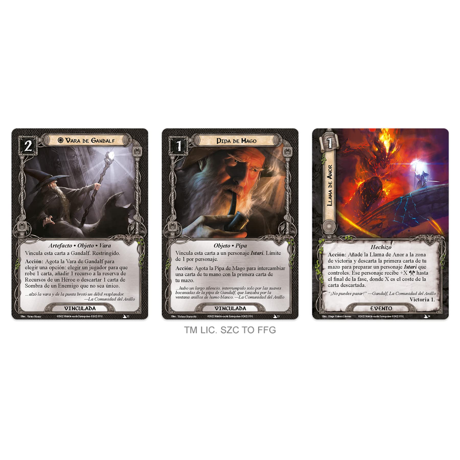 Fantasy Flight Games El Señor de los Anillos LCG - La Comunidad del Anillo Expansión de Saga - Juego de Cartas en Español, MEC109ES