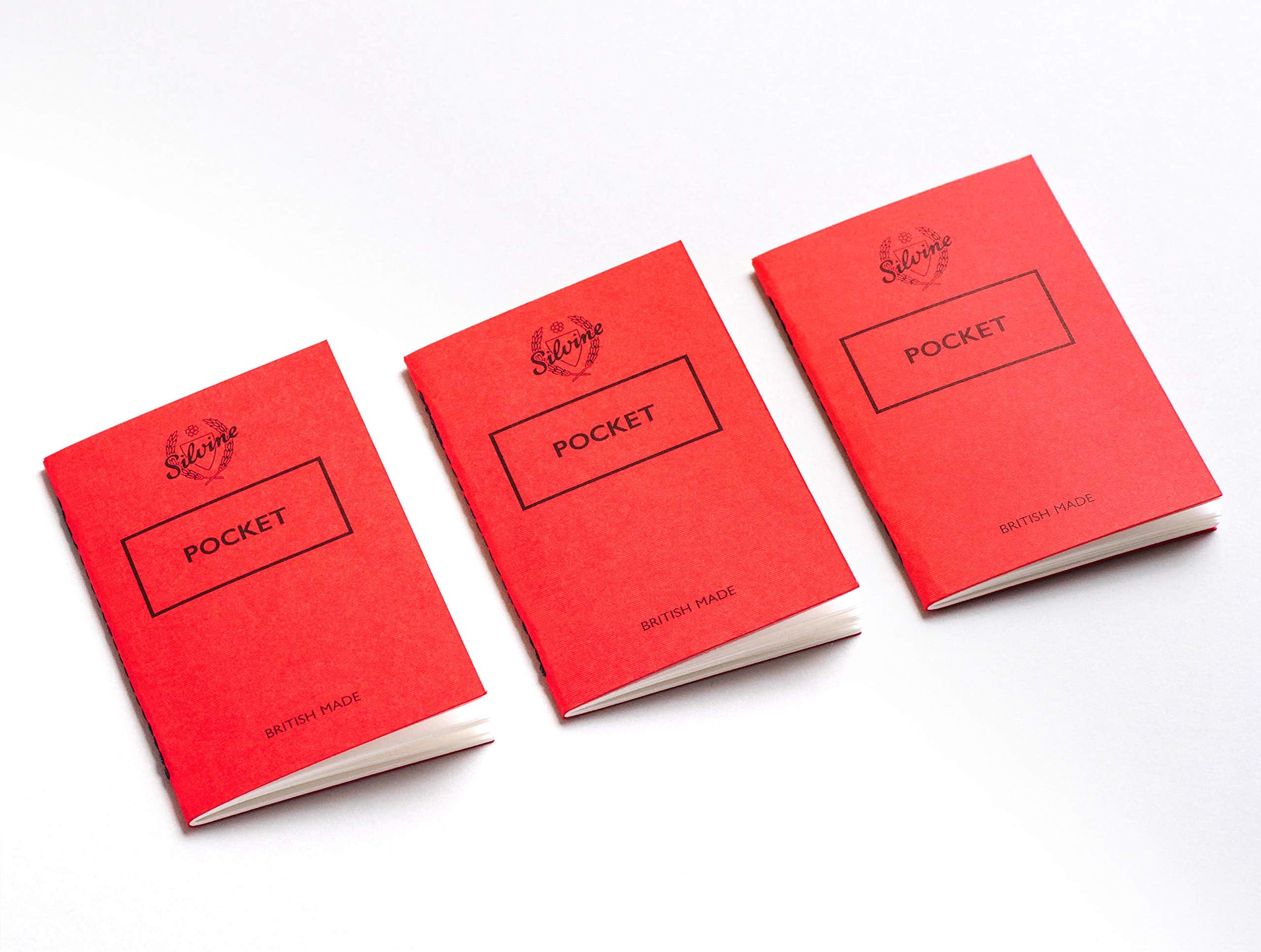 Silvine Originals Pocket Notebook (Pack of 3)