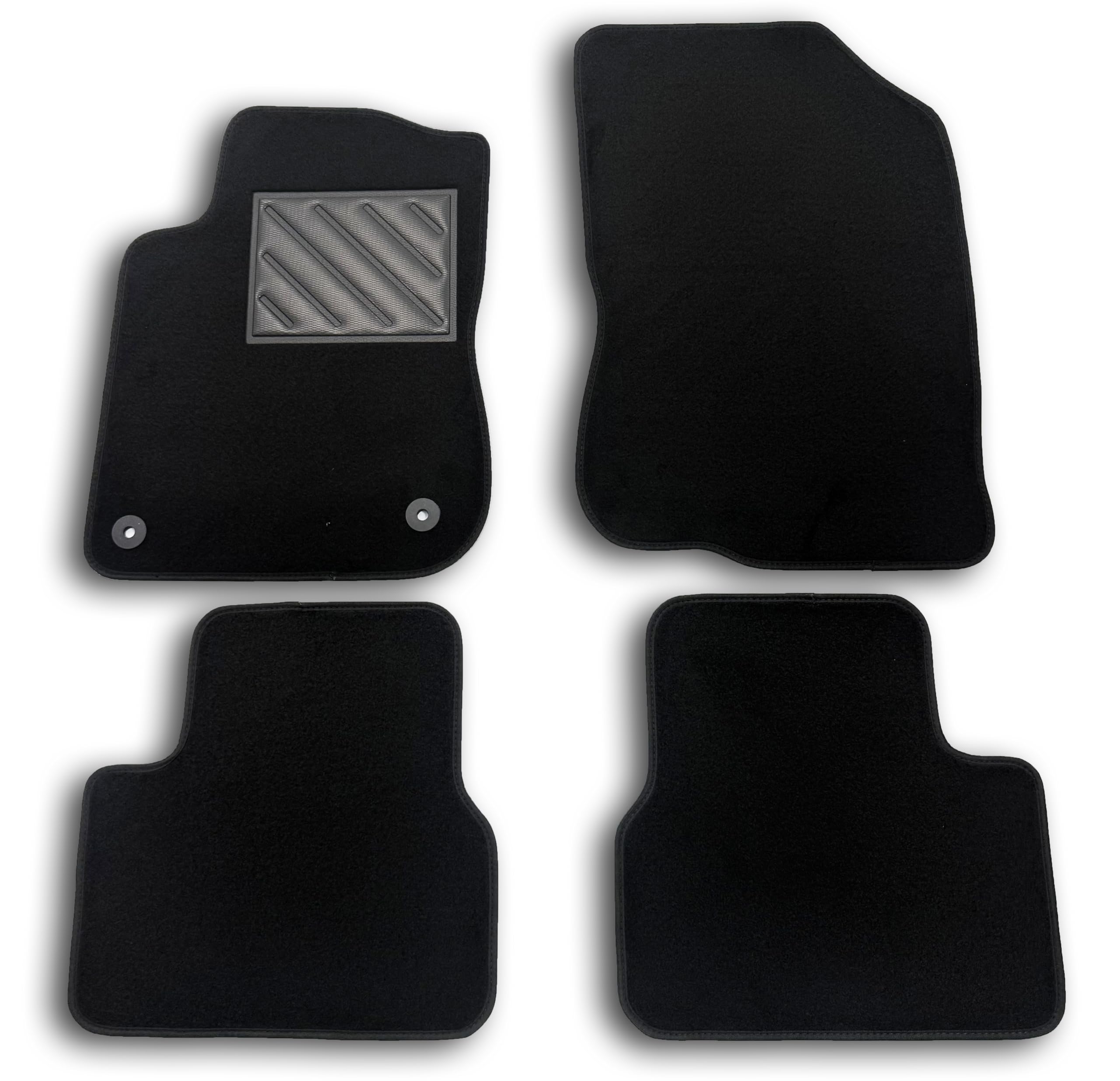 MTM Tappetini per Citroen Saxo 1996-09.2000 su Misura Sagomati come Originali, Battitacco in Moquette, Bordo Antiscivolo, cod. One 703