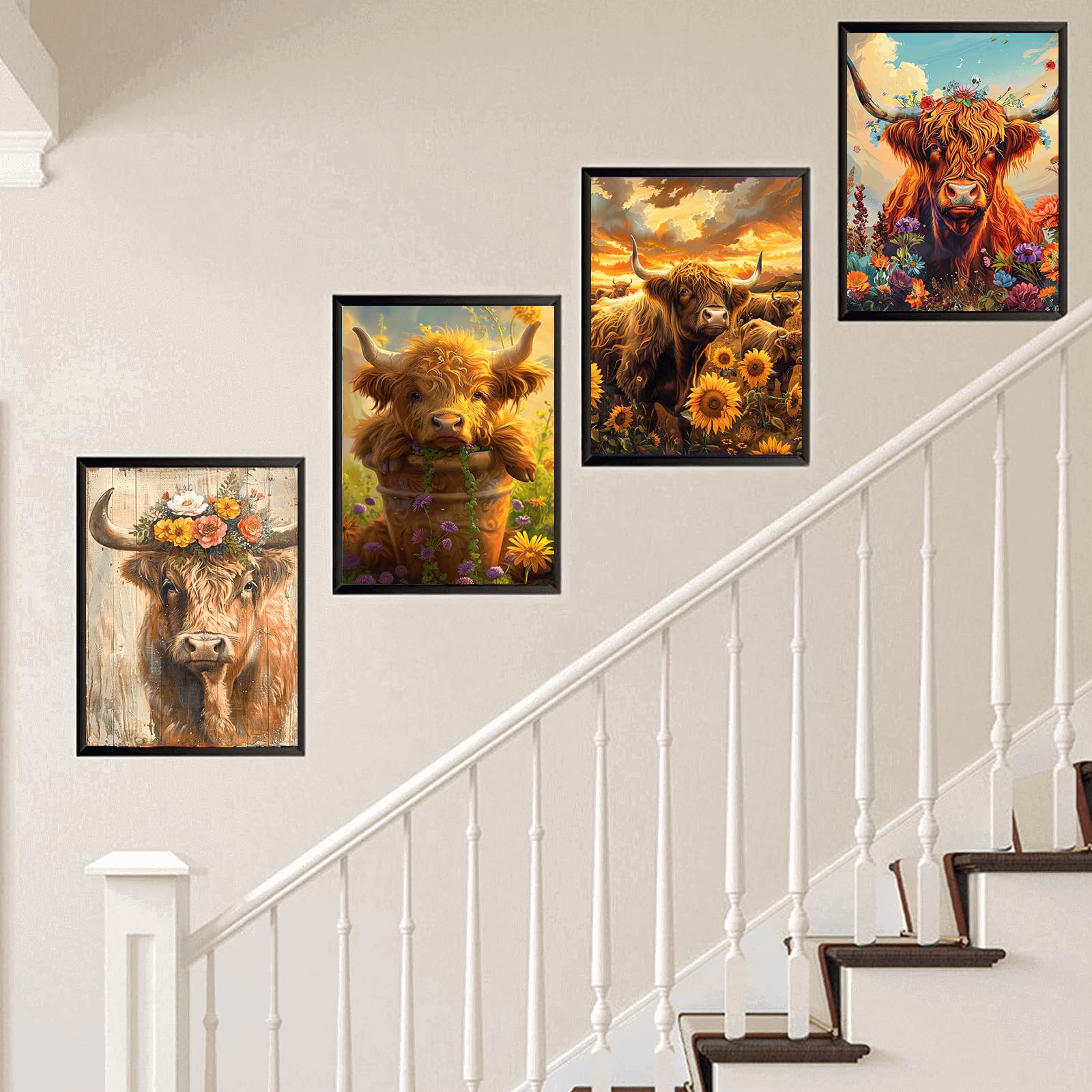 Amazon.co.jp: Santiway 牛ダイヤモンドアートキット 大人用 5D